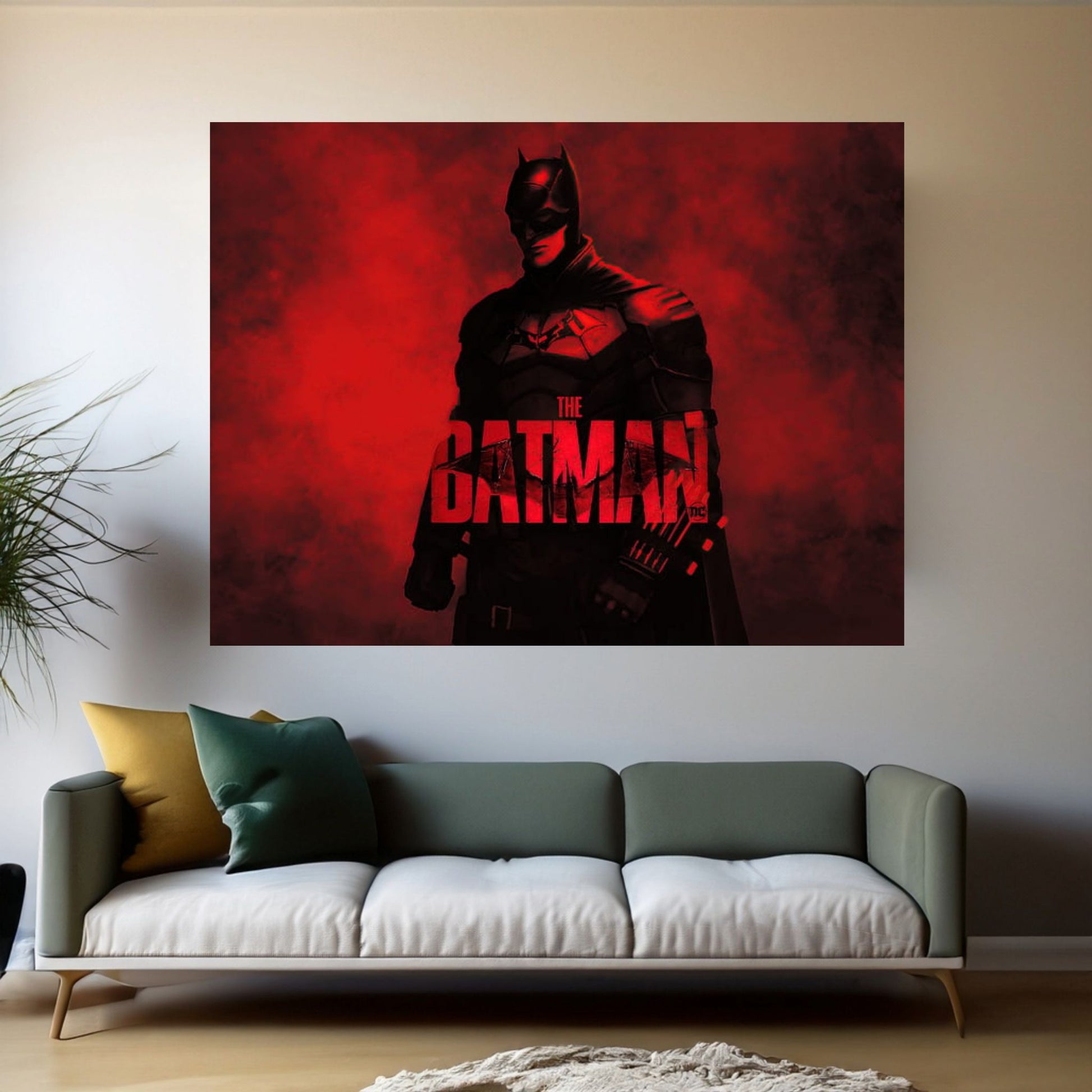 The Batman Canvas Wall Art - Y Canvas