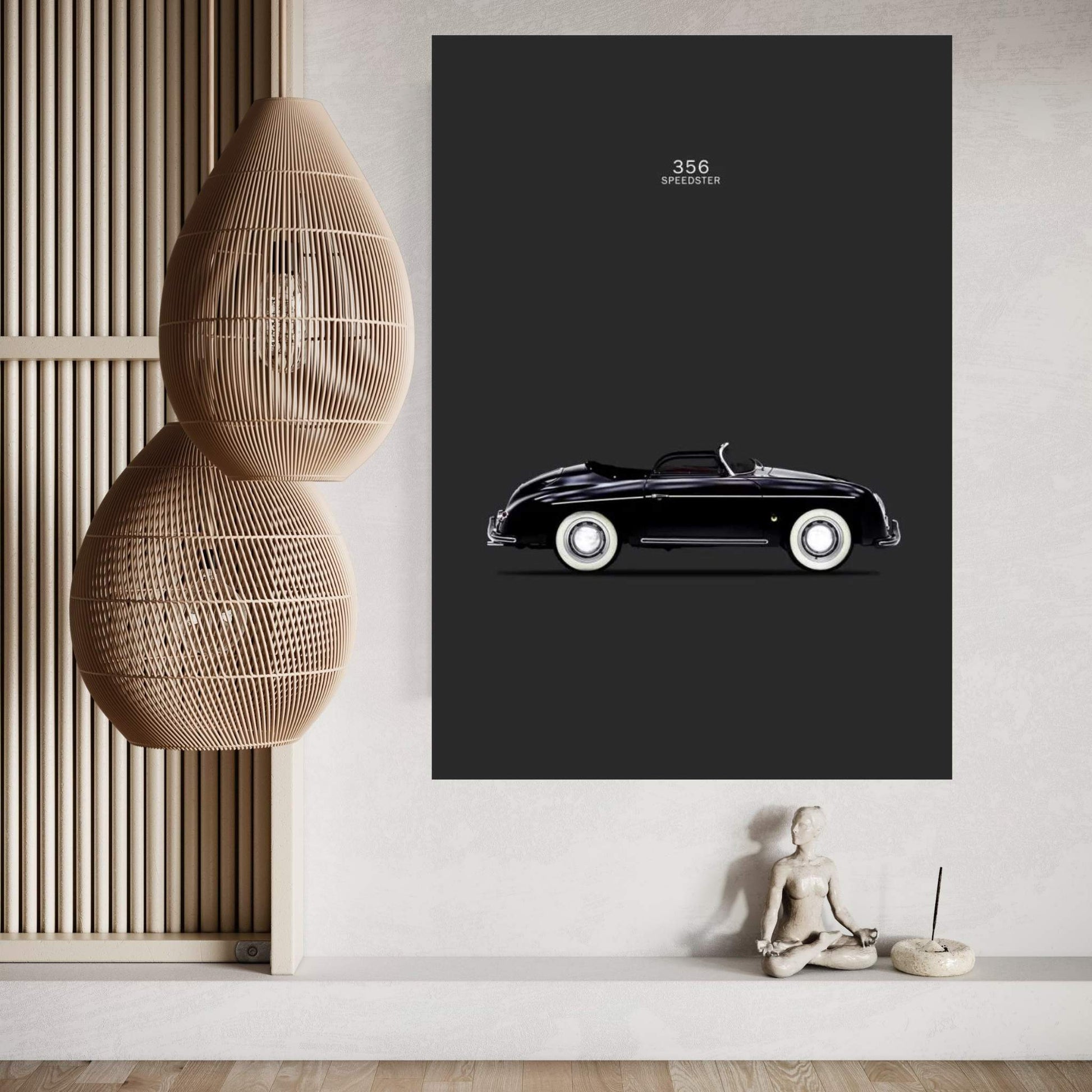 Porsche 356 Speedster Canvas Wall Art - Y Canvas