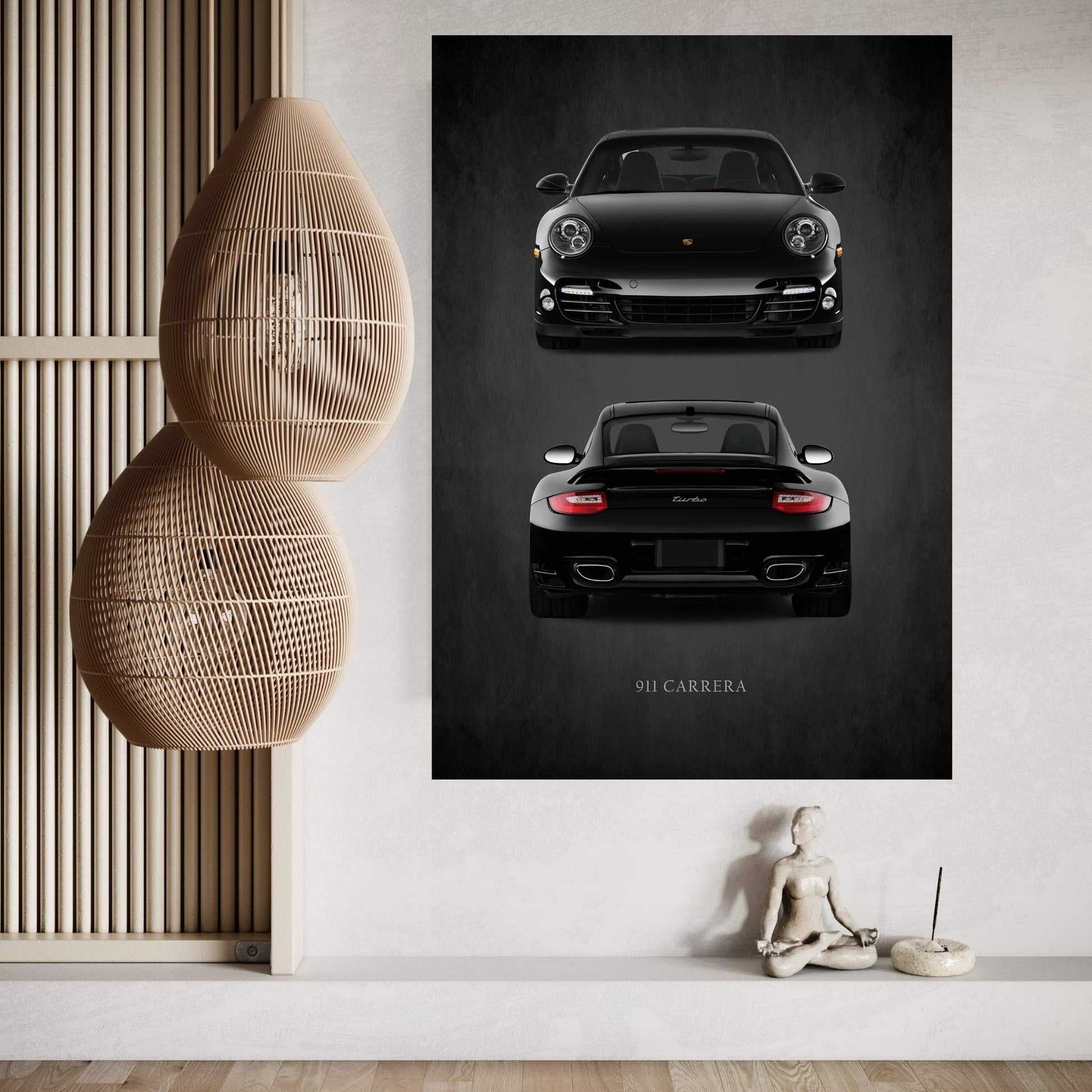 Porsche 911 Carrera Turbo Canvas Wall Art - Y Canvas