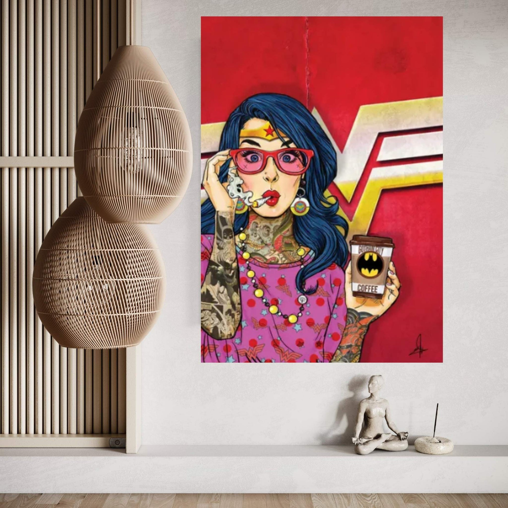 WW Retro Canvas Wall Art - Y Canvas