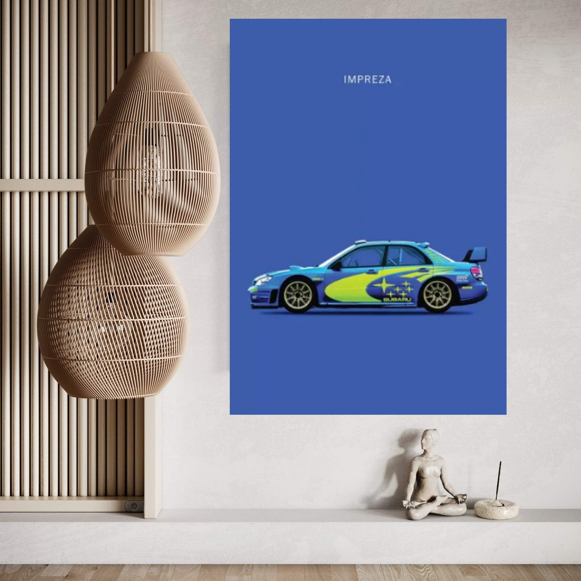 Subaru Impreza Canvas Wall Art - Y Canvas