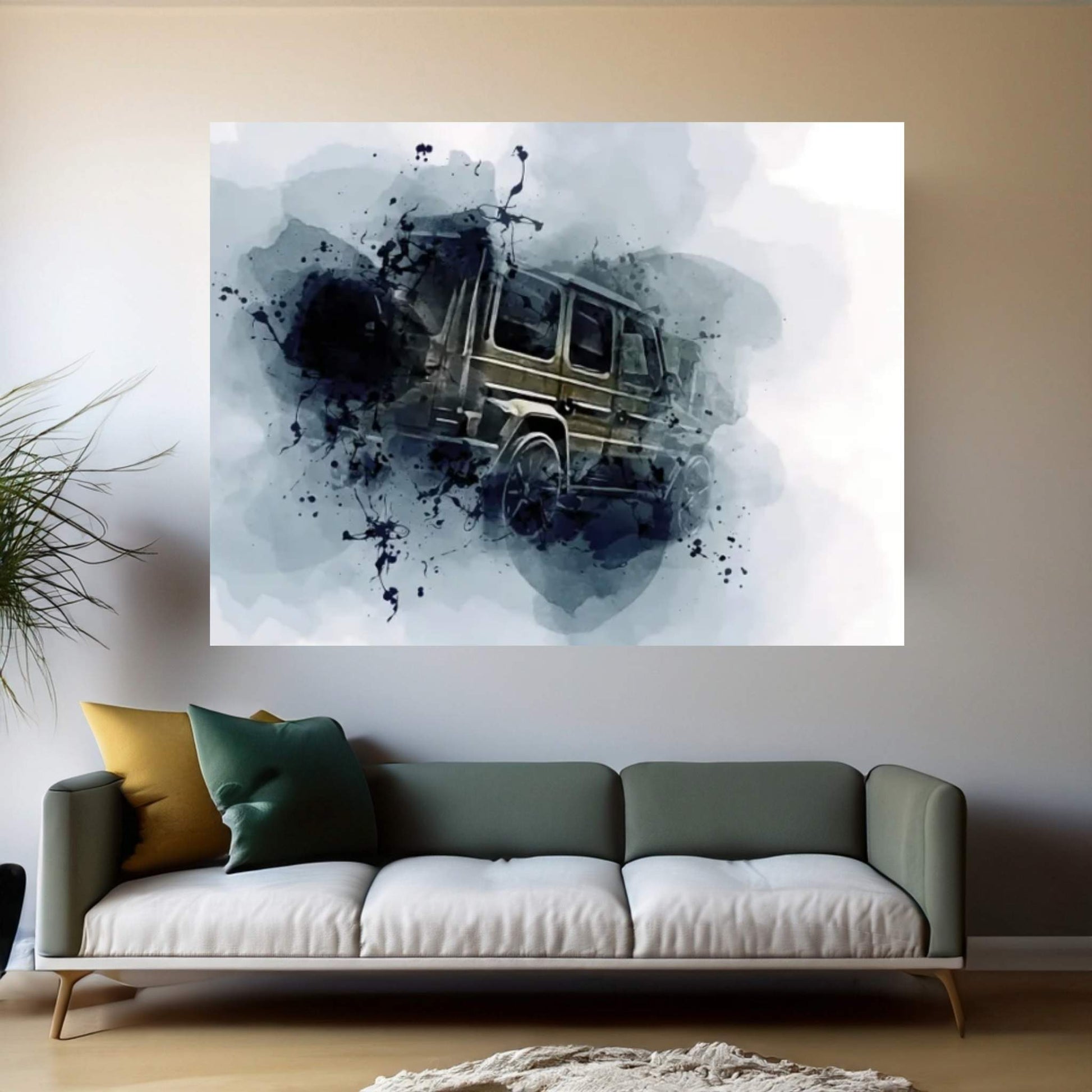 Brabus 700 Mercedes G63 Amg G-Class Canvas Wall Art - Y Canvas