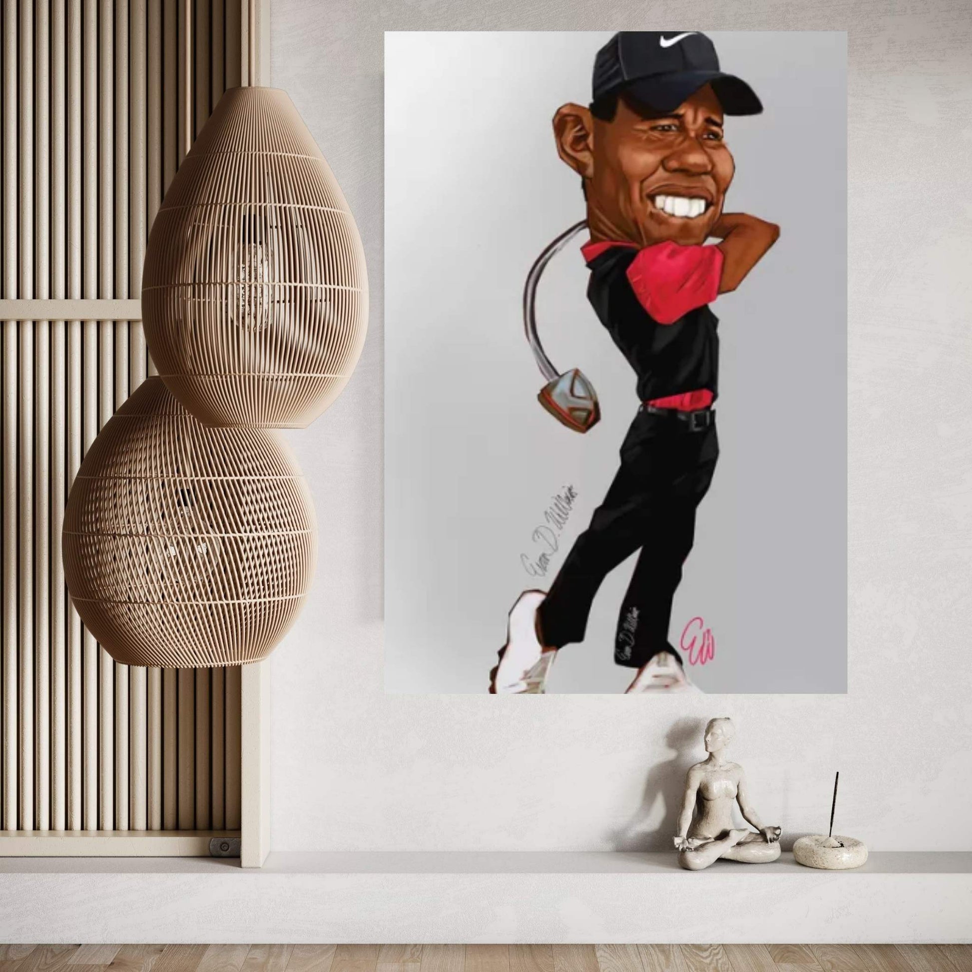 Tiger Woods Canvas Wall Art - Y Canvas