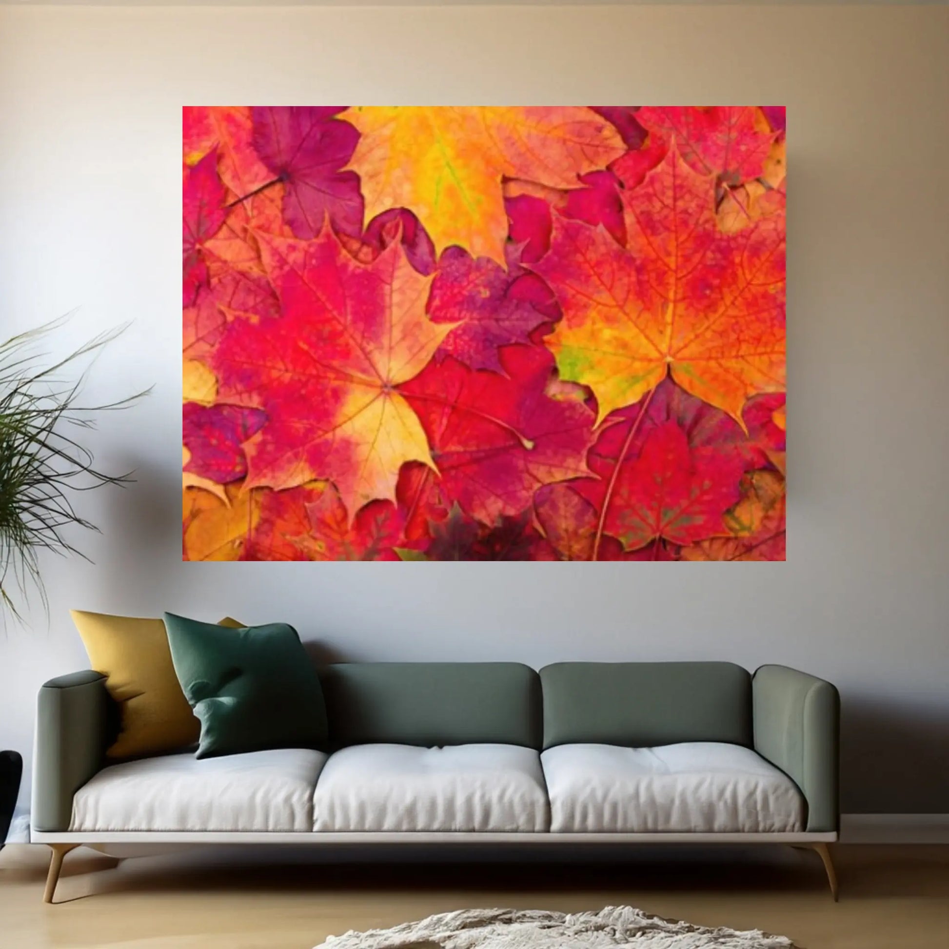 Autumn Leaves Canvas Wall Art Printing Wall Art print Canvas Wall Art Poster - Y Canvas