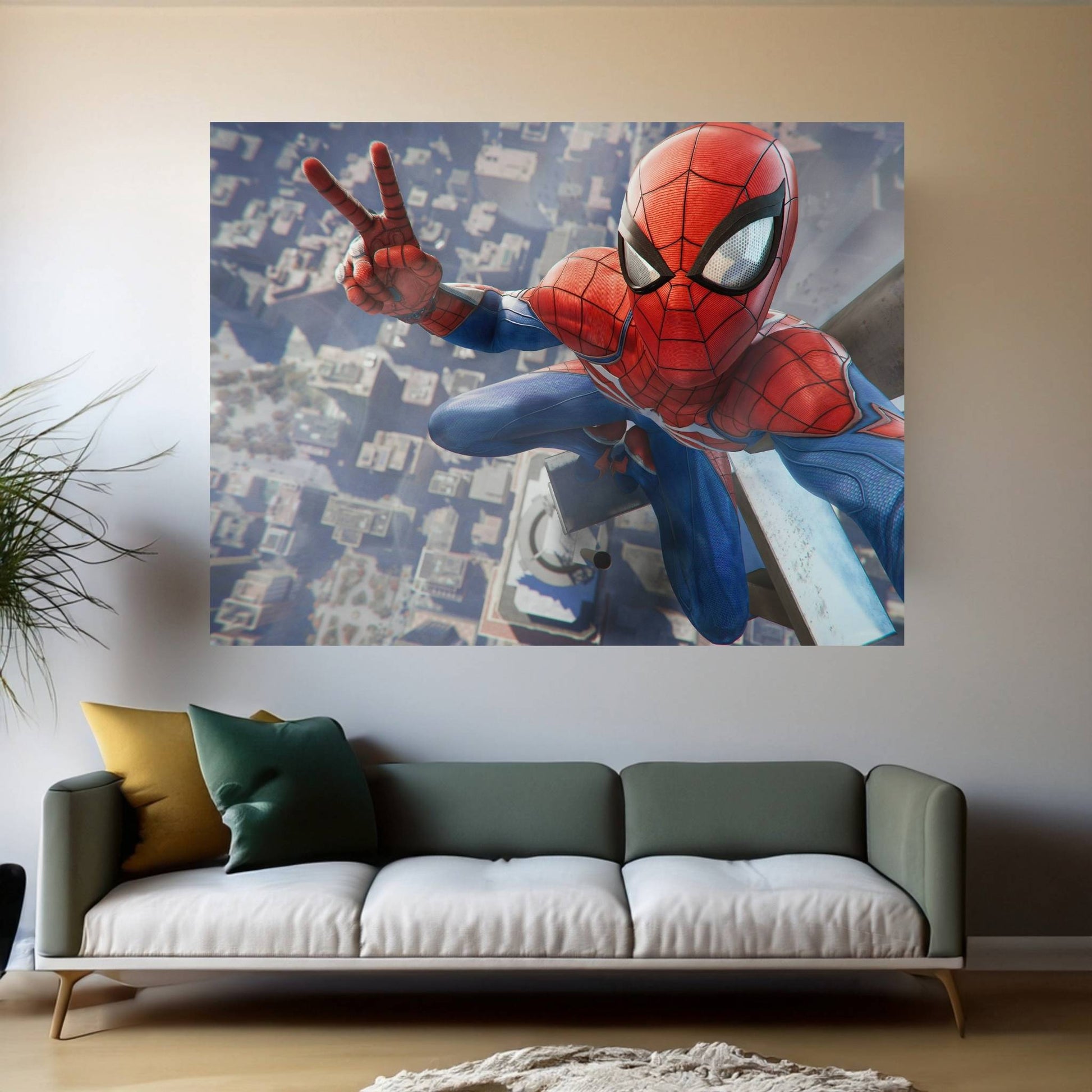 Spiderman Canvas Wall Art - Y Canvas