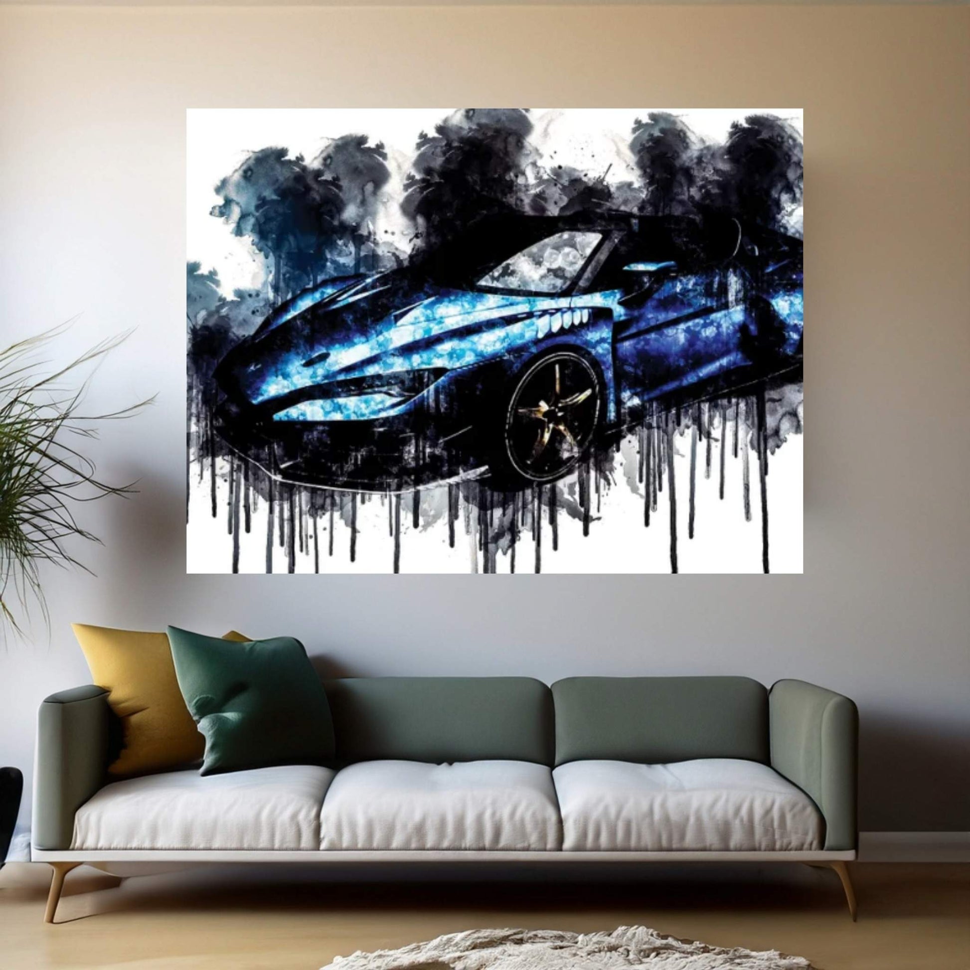 Car 2018 Italdesign Zerouno Duerta Canvas Wall Art - Y Canvas