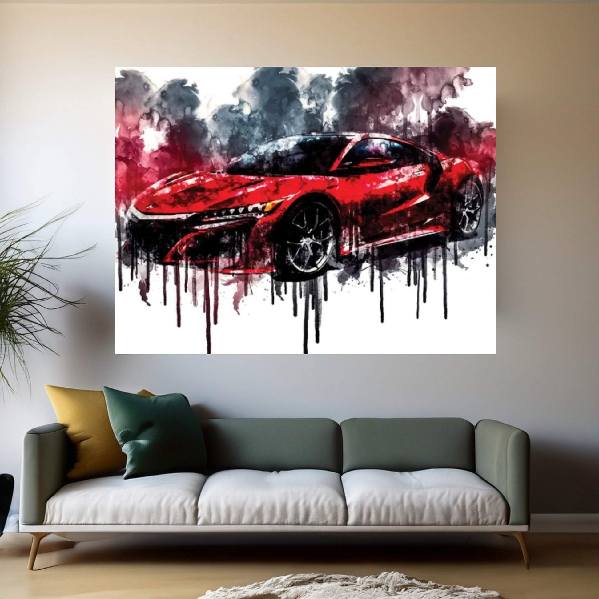 2017 Honda NSX Canvas Wall Art - Y Canvas