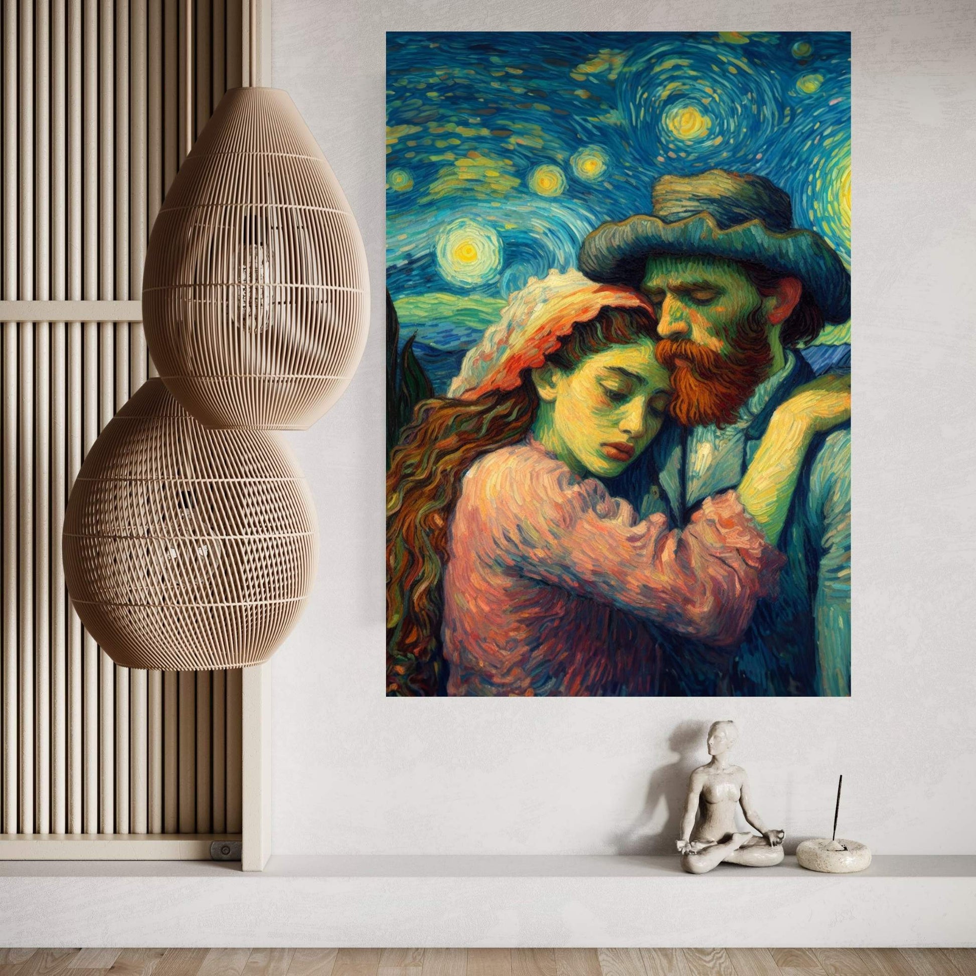 Van Gogh Love Reproduction Canvas Wall Art - Y Canvas