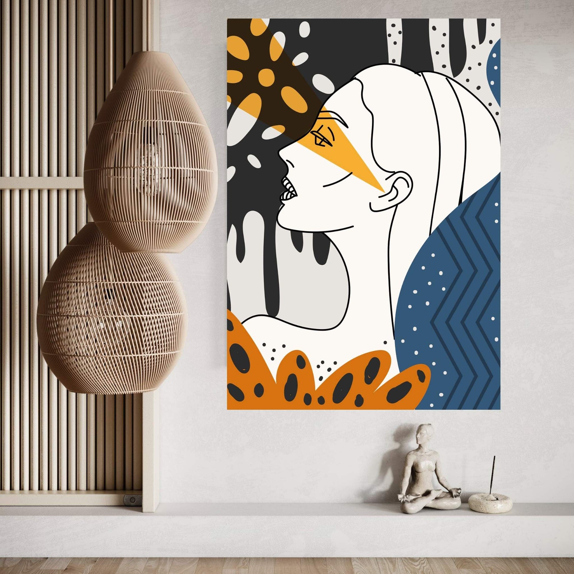 Modern Woman Canvas Wall Art Print - Y Canvas