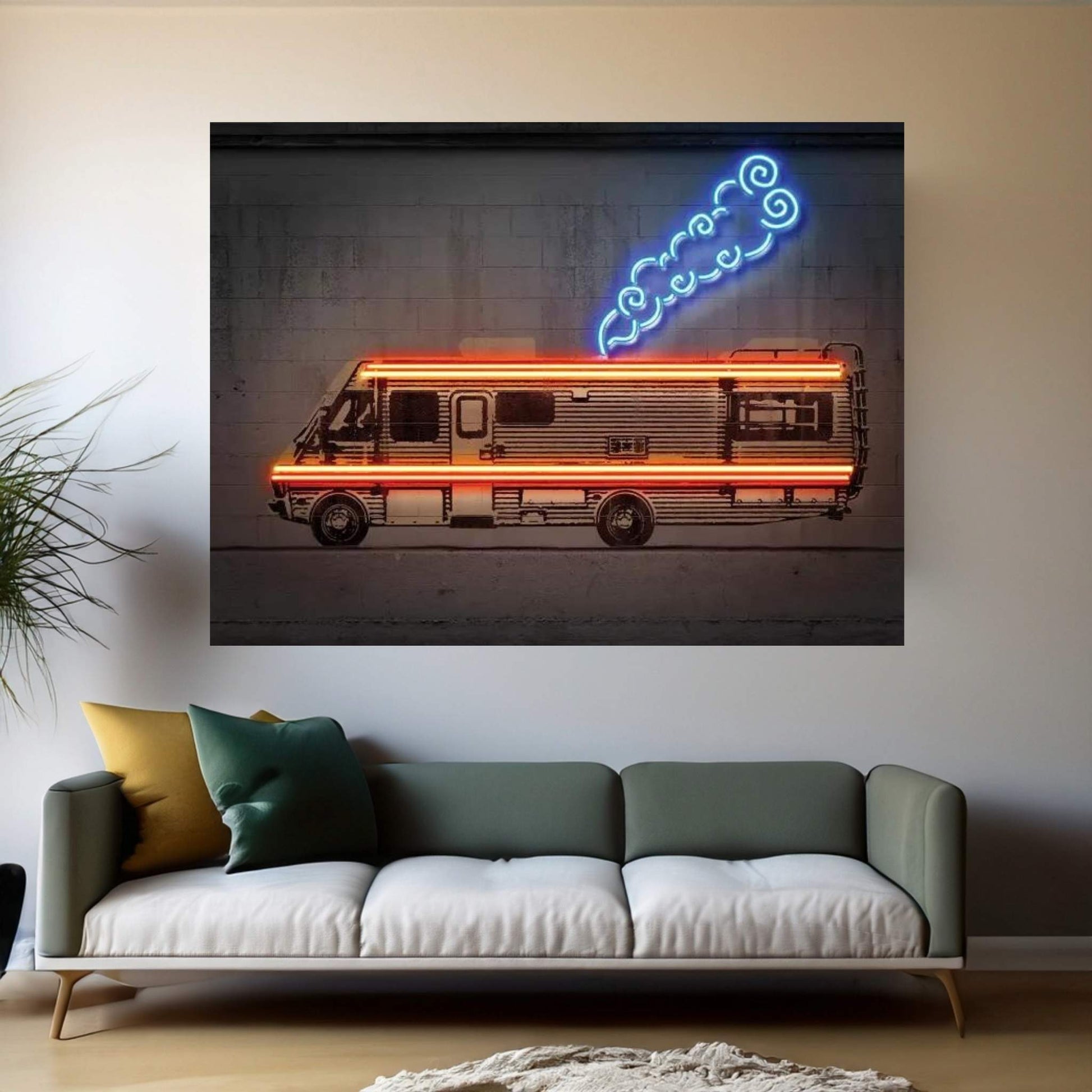 Cooking Car Canvas Wall Art - Y Canvas