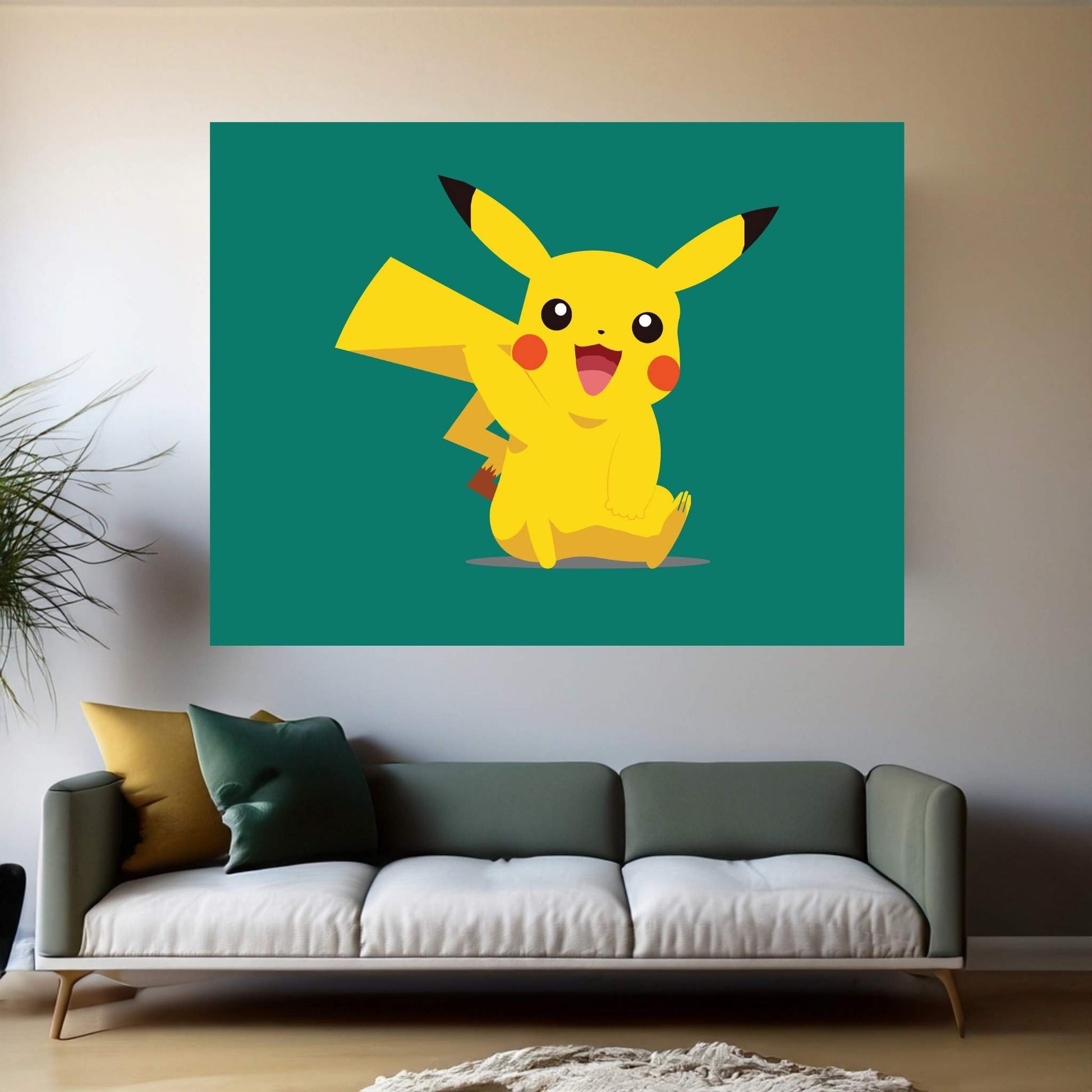 Pokémon - Pikachu Canvas Wall Art - Y Canvas