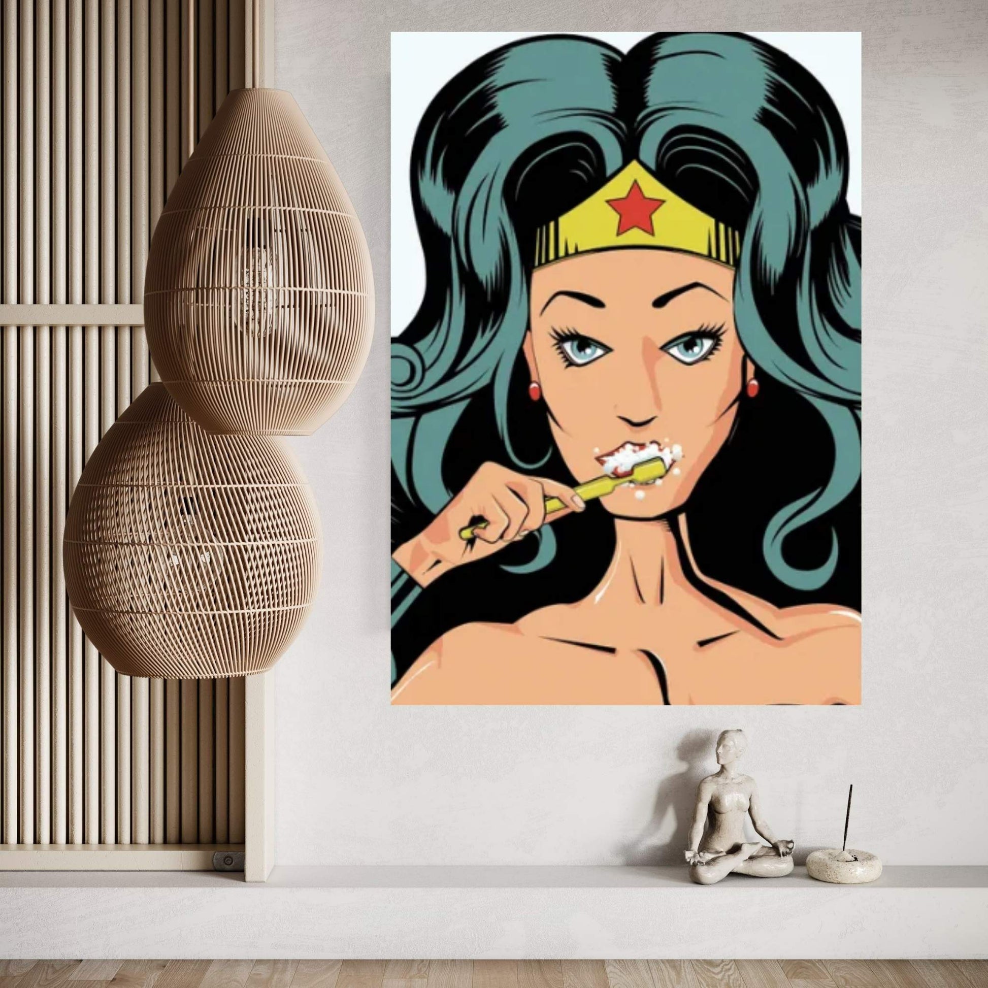 WW Teeth Old Canvas Wall Art - Y Canvas