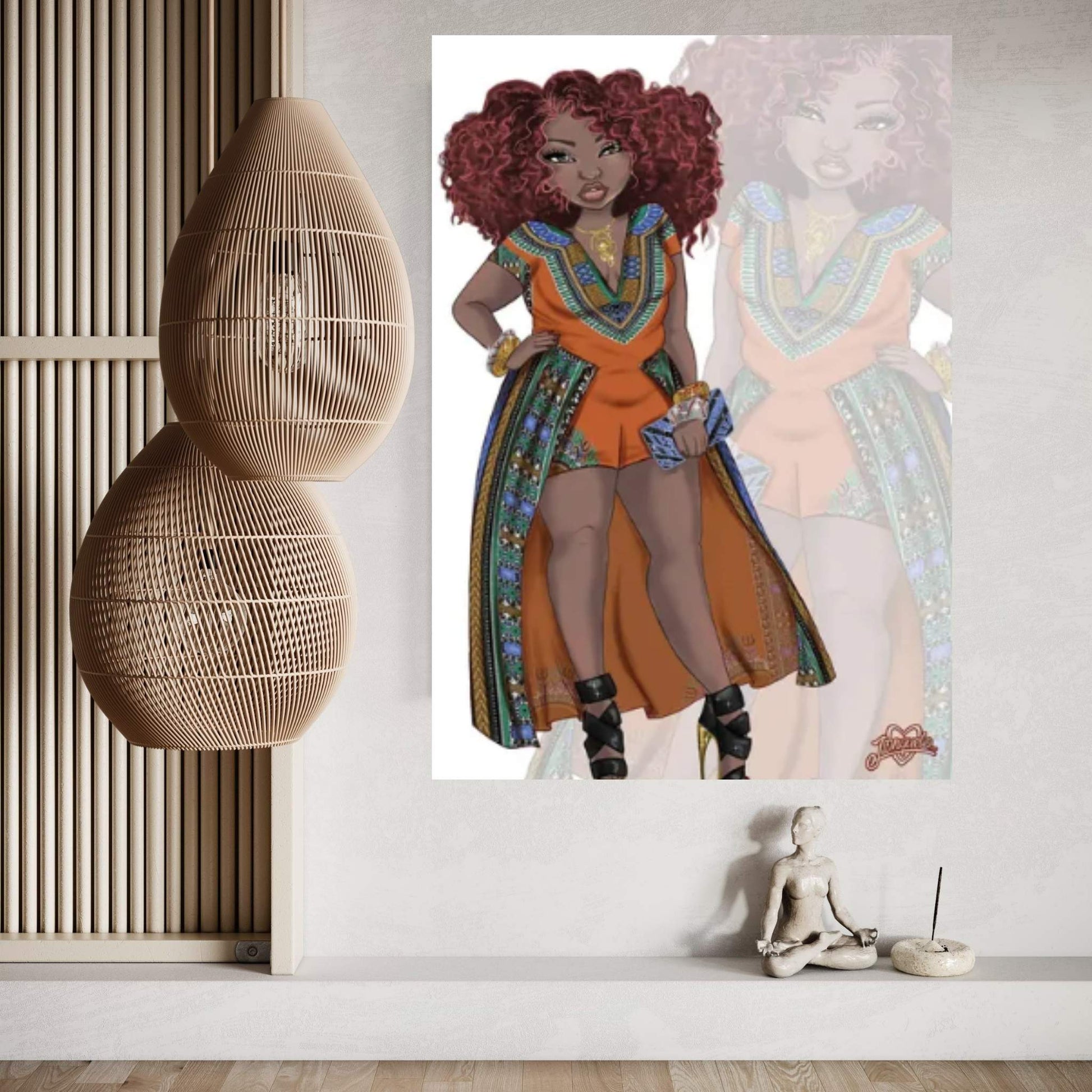 Wakanda Fashion I Canvas Wall Art - Y Canvas