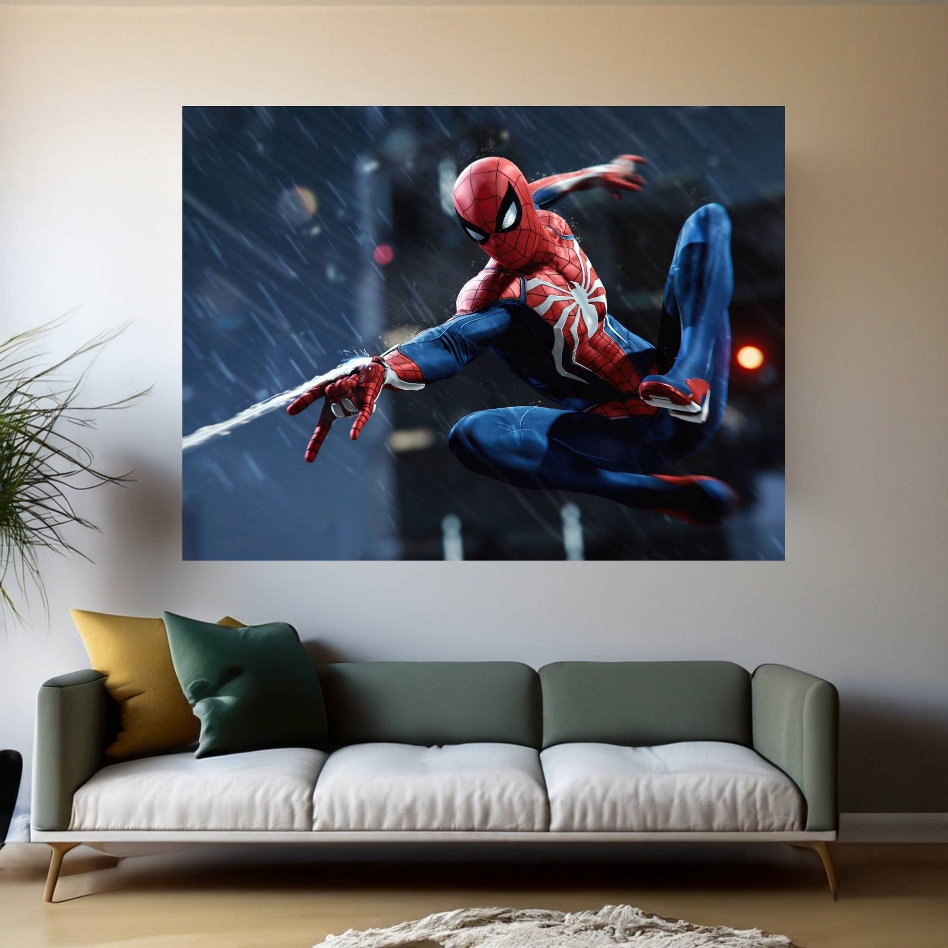 Spiderman Canvas Wall Art - Y Canvas