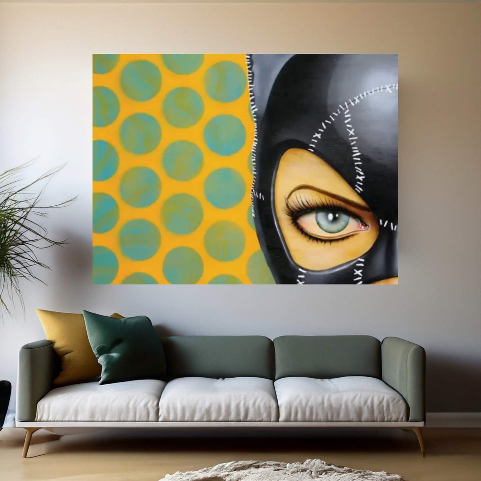 Bat-Girl I Canvas Wall Art - Y Canvas