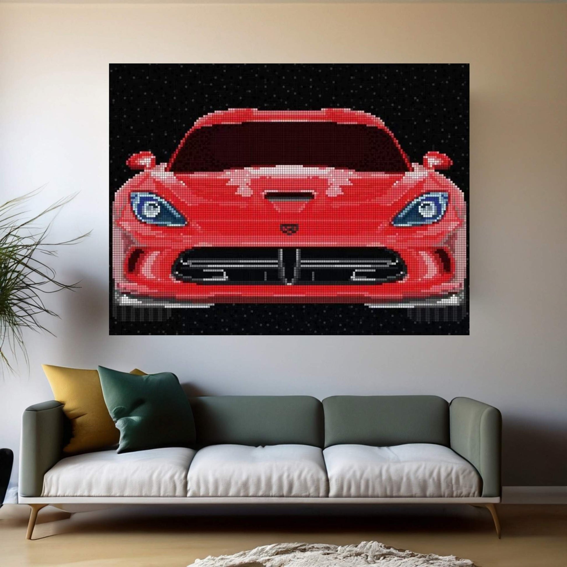 Viper Canvas Wall Art - Y Canvas