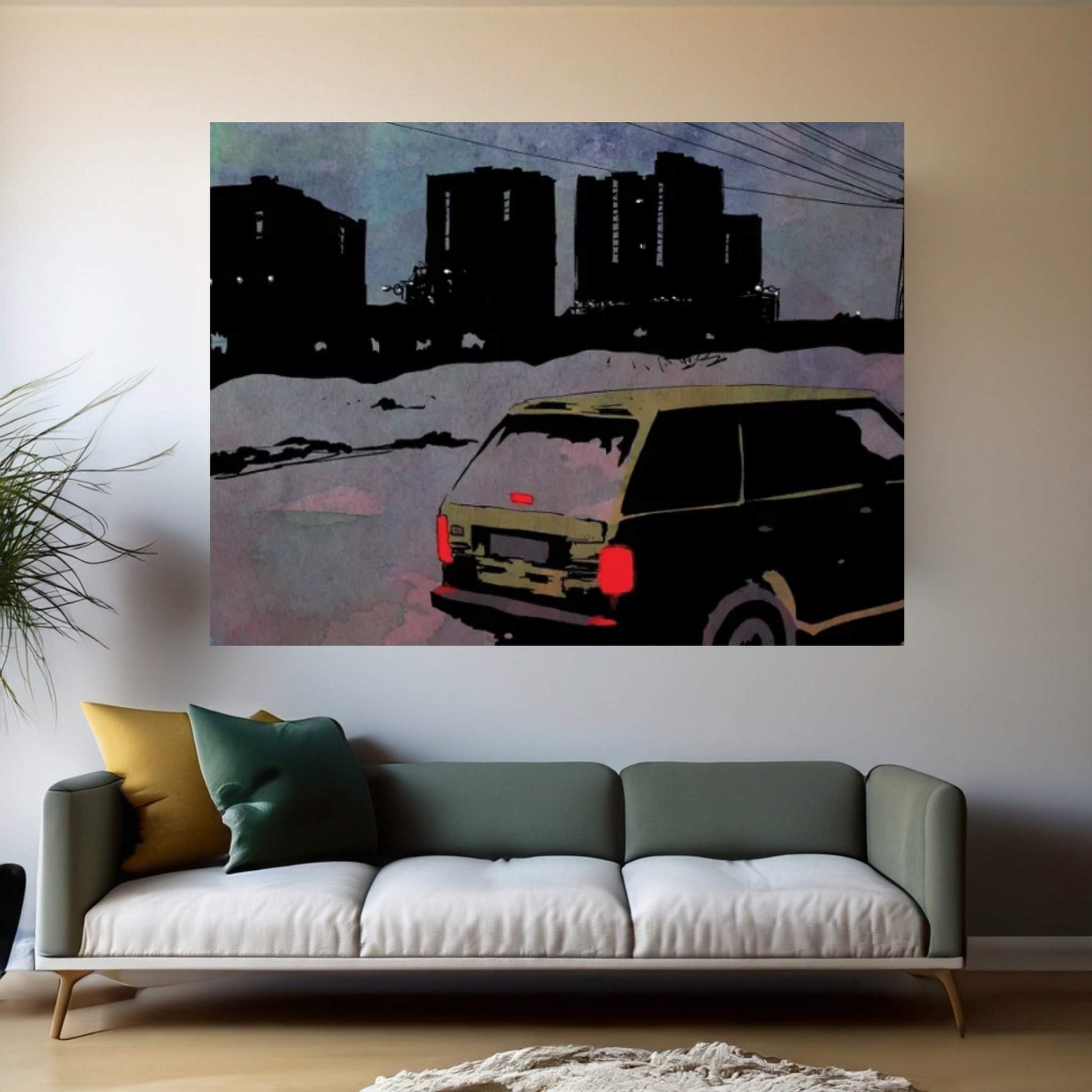 The Wait II Canvas Wall Art - Y Canvas