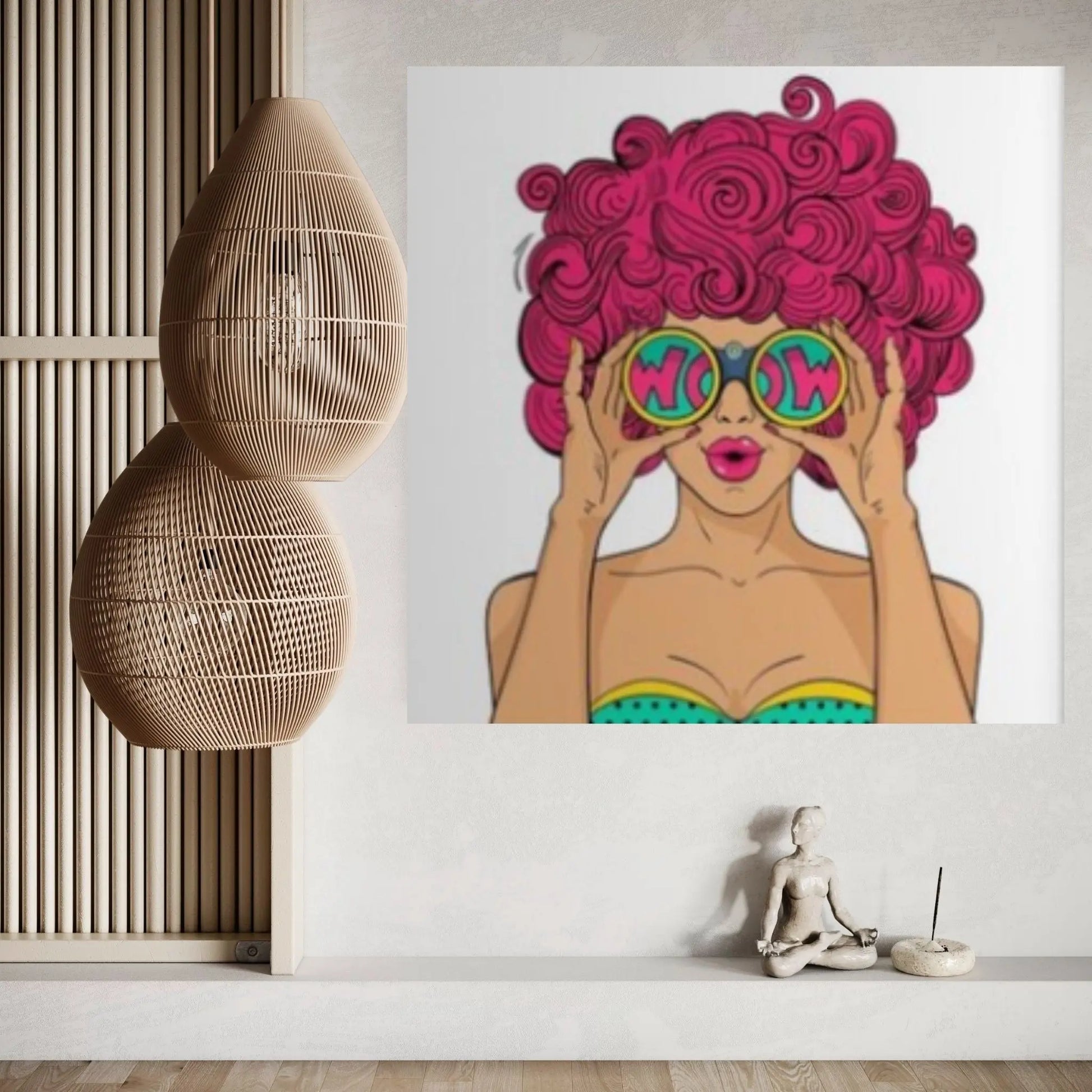 Pop Art Woman Wall Art, Comic Pop Art, Retro Comic - Y Canvas