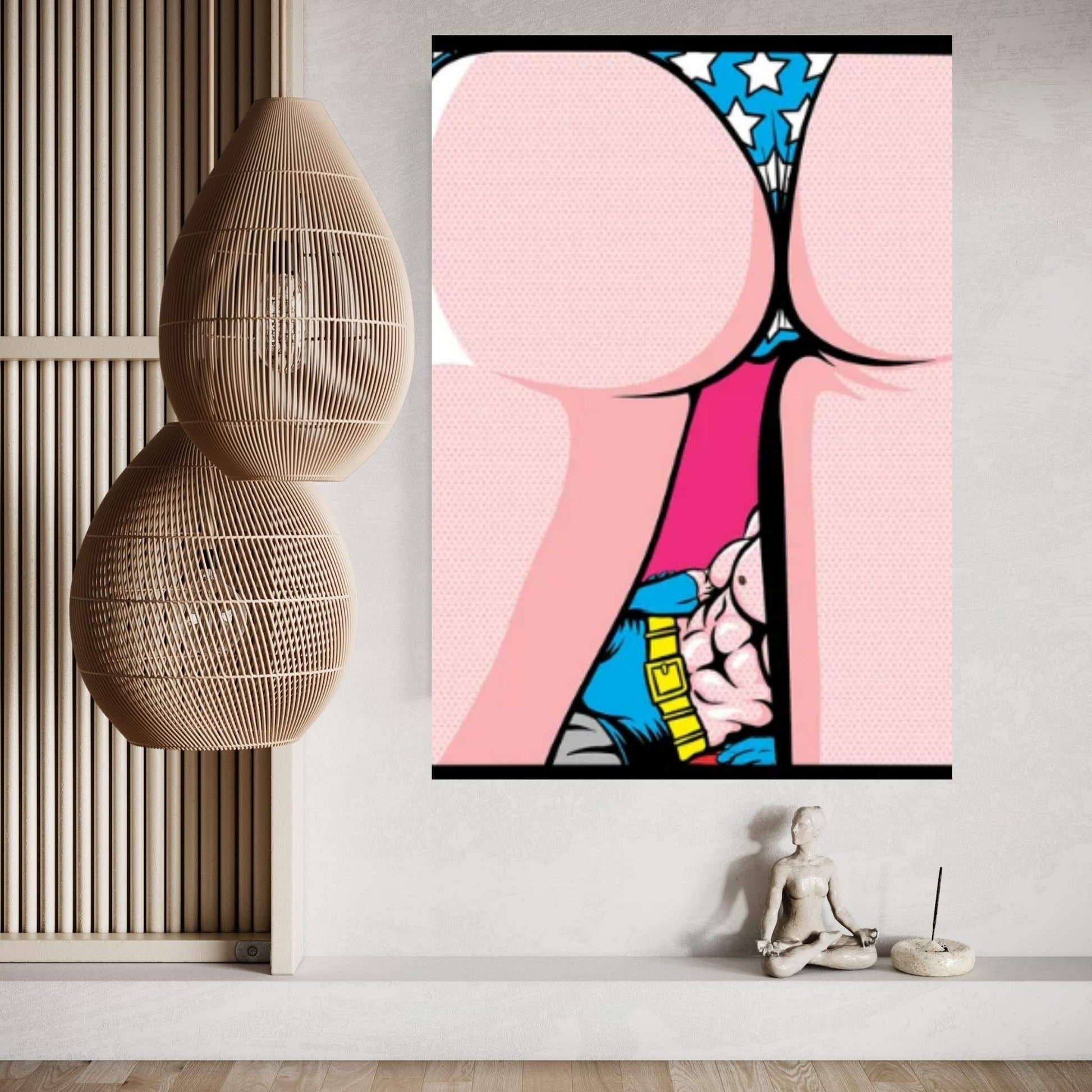 Heroes Love VI Canvas Wall Art - Y Canvas