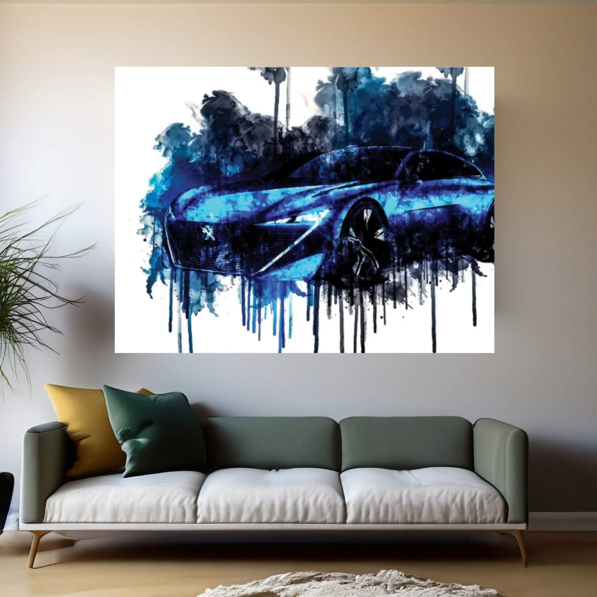 2017 Peugeot Instinct Concept Vehicle CCLII Canvas Wall Art - Y Canvas