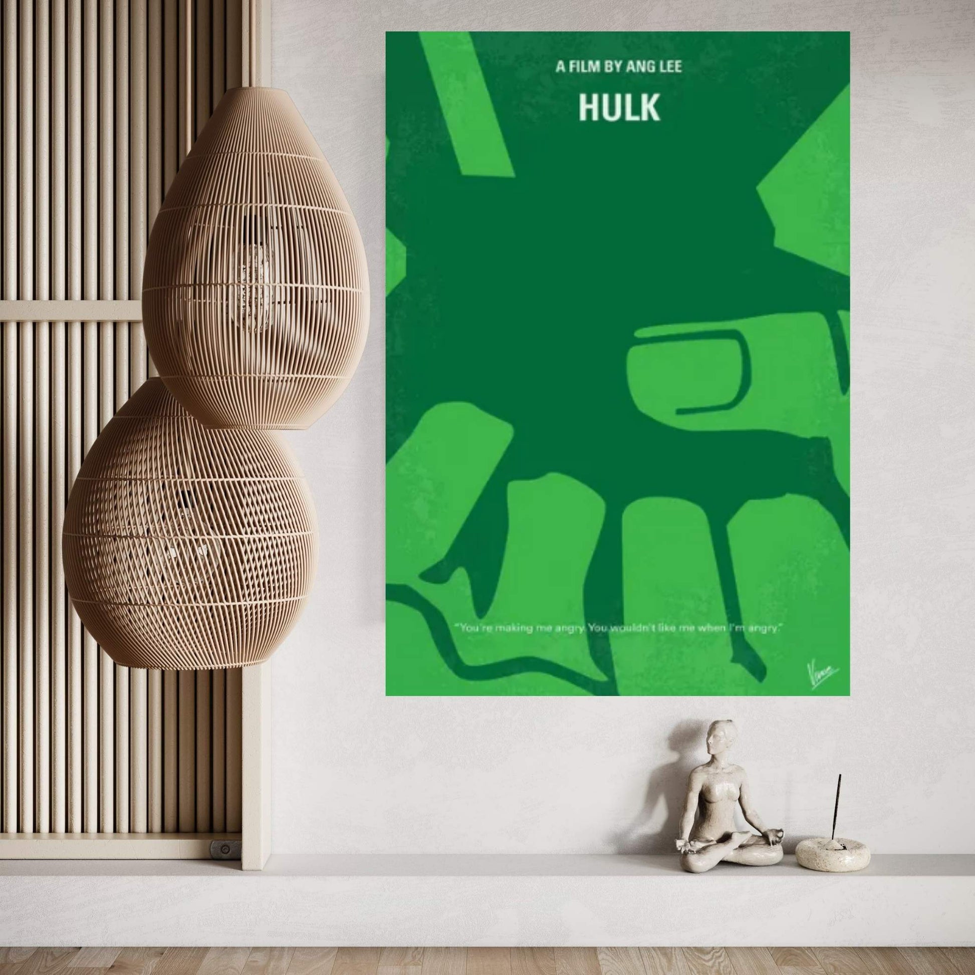 Hulk Poster Canvas Wall Art - Y Canvas