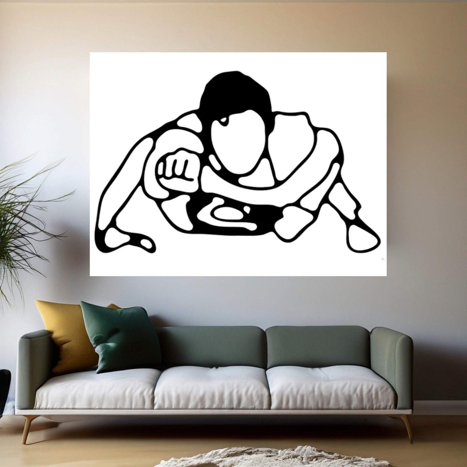 Superman Canvas Wall Art - Y Canvas