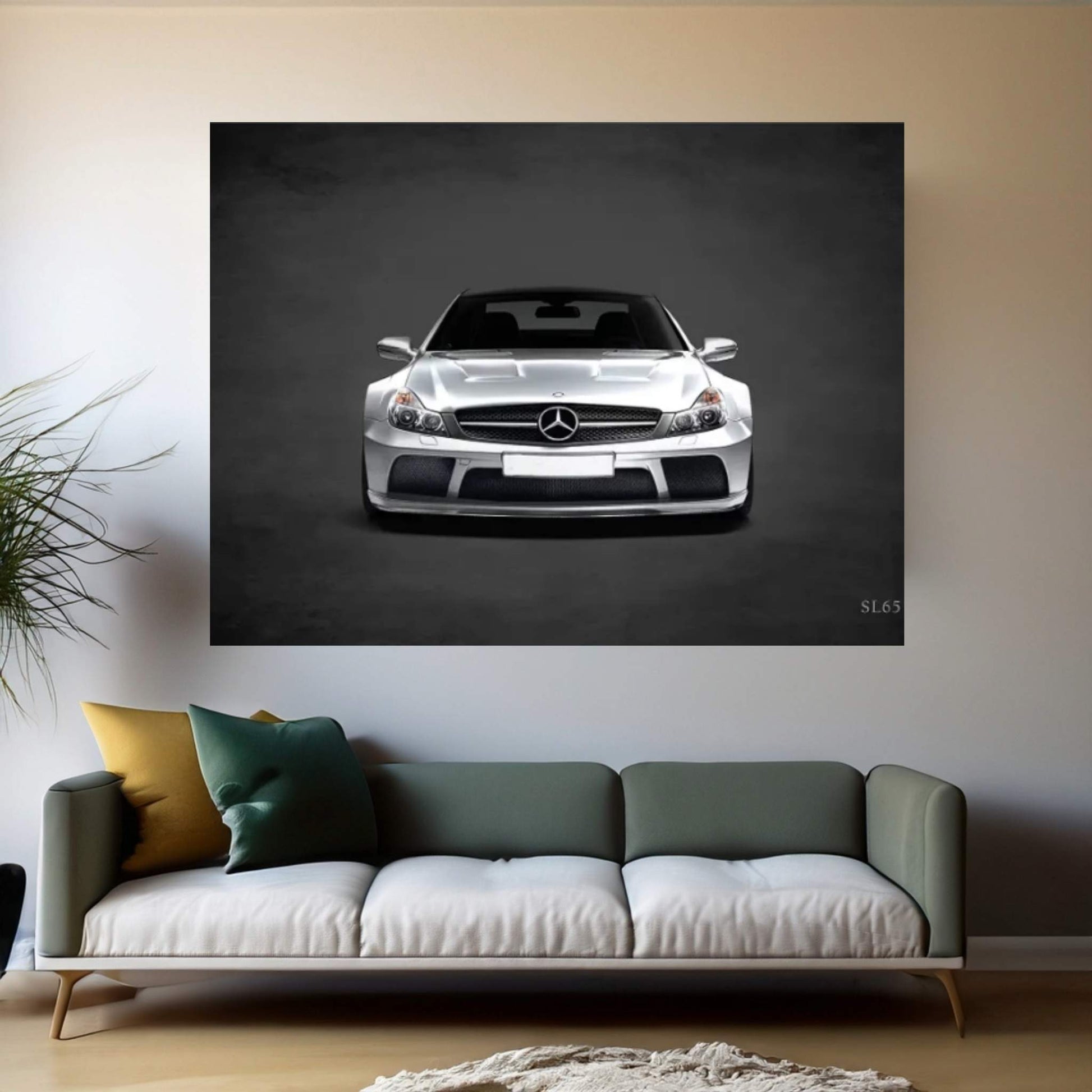 Mercedes Benz SL65 Canvas Wall Art - Y Canvas