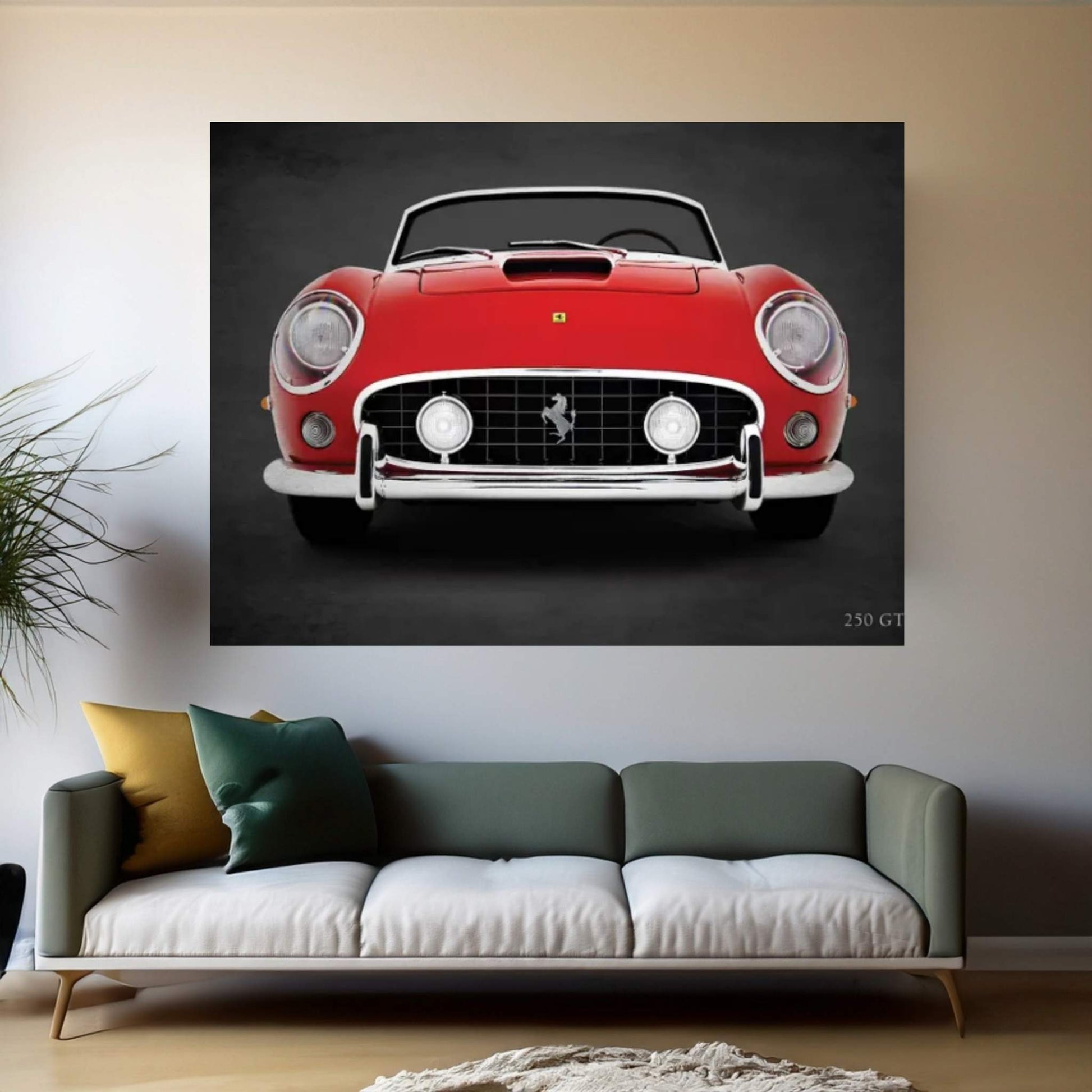 Ferrari 250 GT Canvas Wall Art - Y Canvas