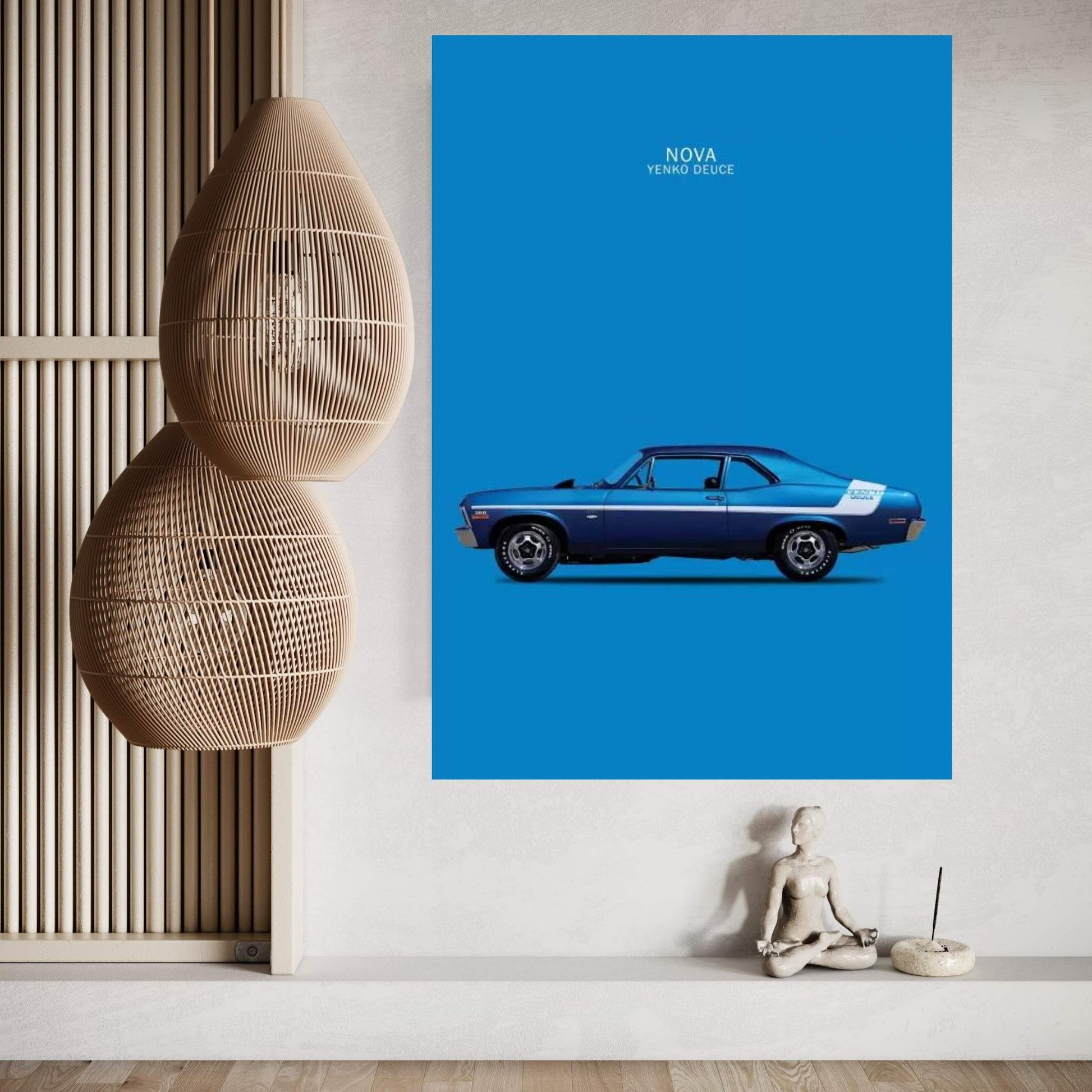 1970 Chevrolet Nova 350 Yenko Deuce Canvas Wall Art - Y Canvas