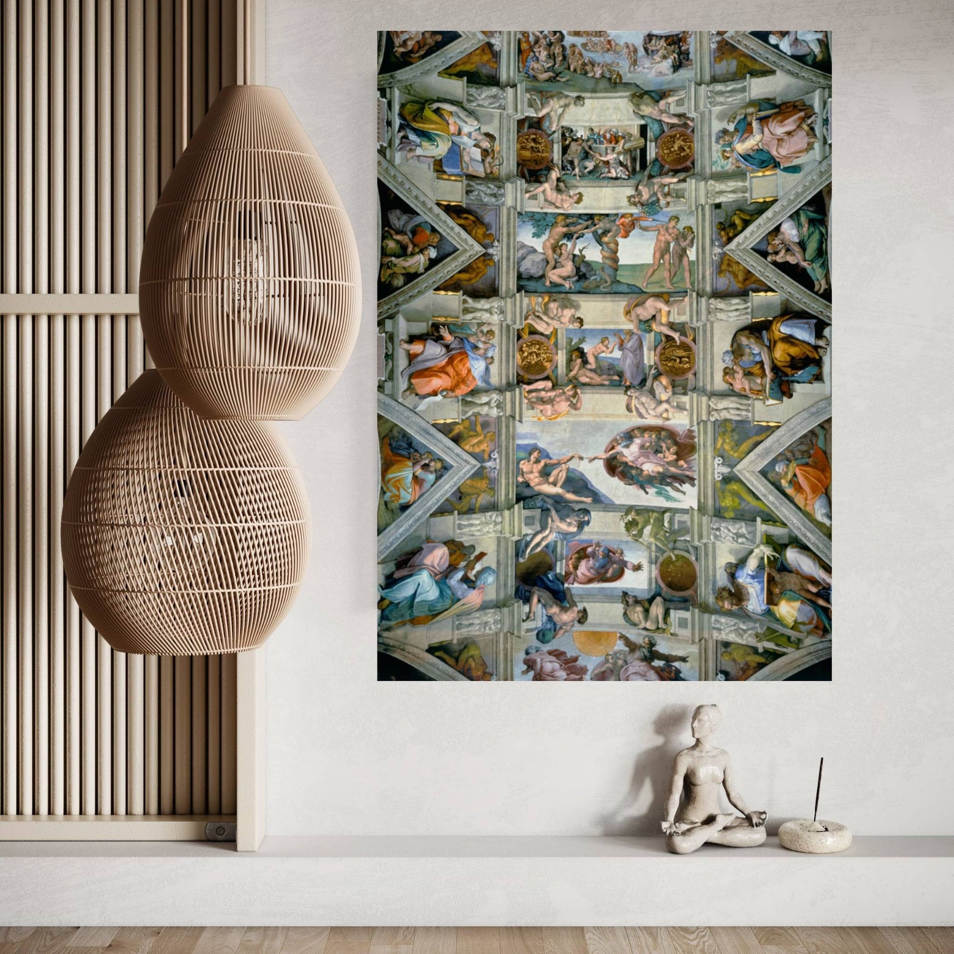 The Sistine Chapel Ceiling Canvas Wall Art - Y Canvas