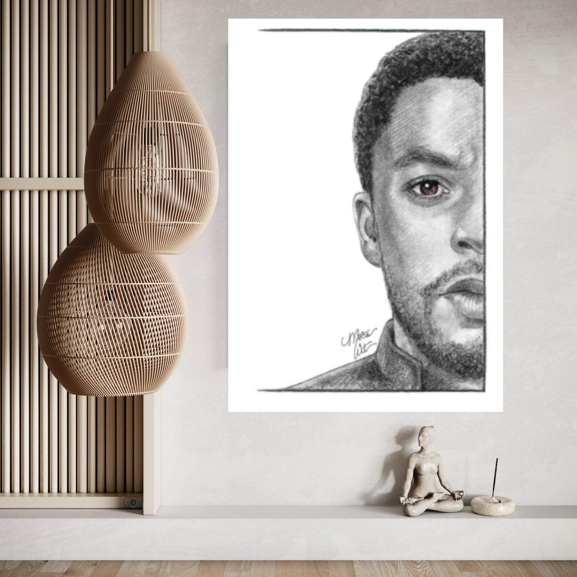 T'Challa Canvas Wall Art - Y Canvas