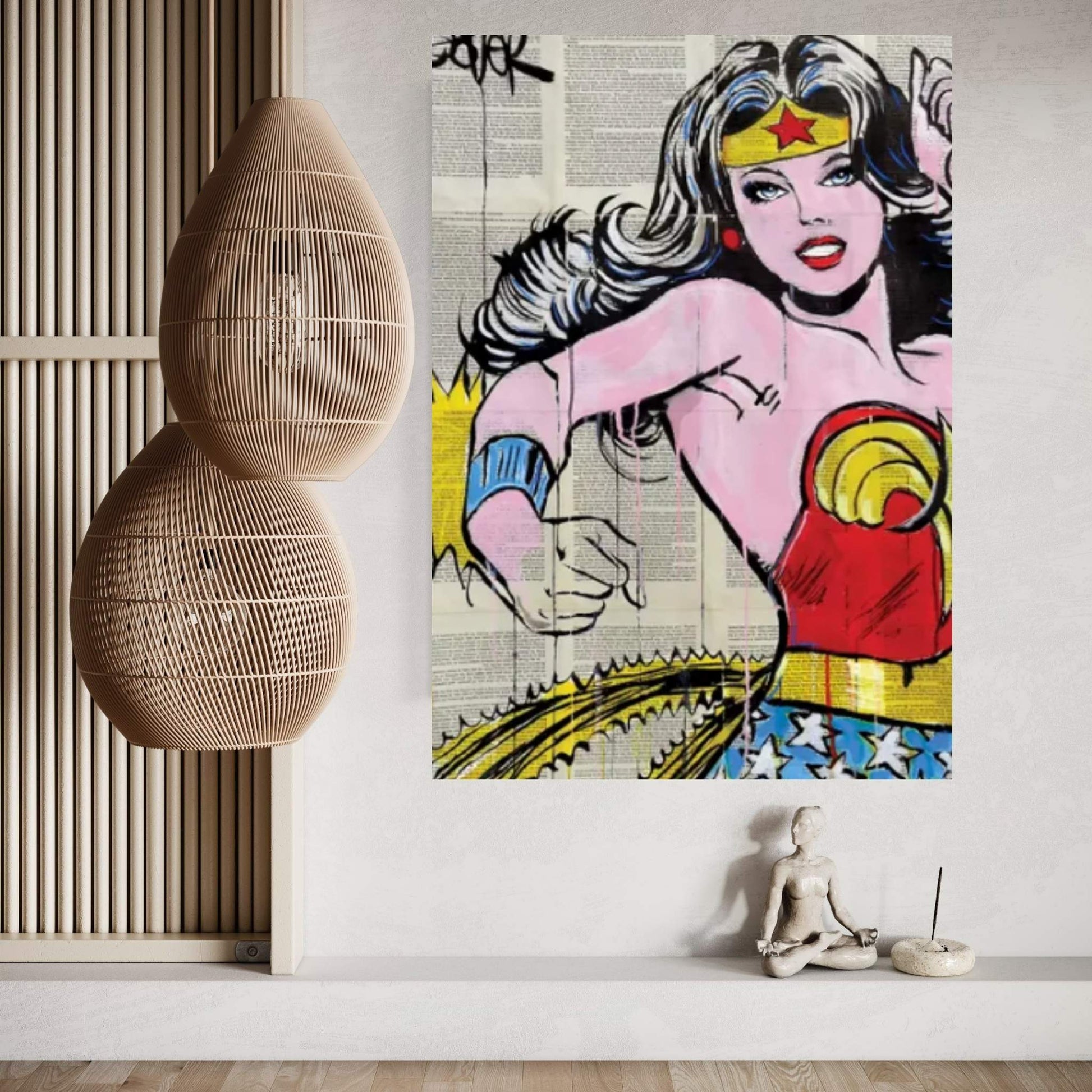 Wonder Pop Canvas Wall Art - Y Canvas