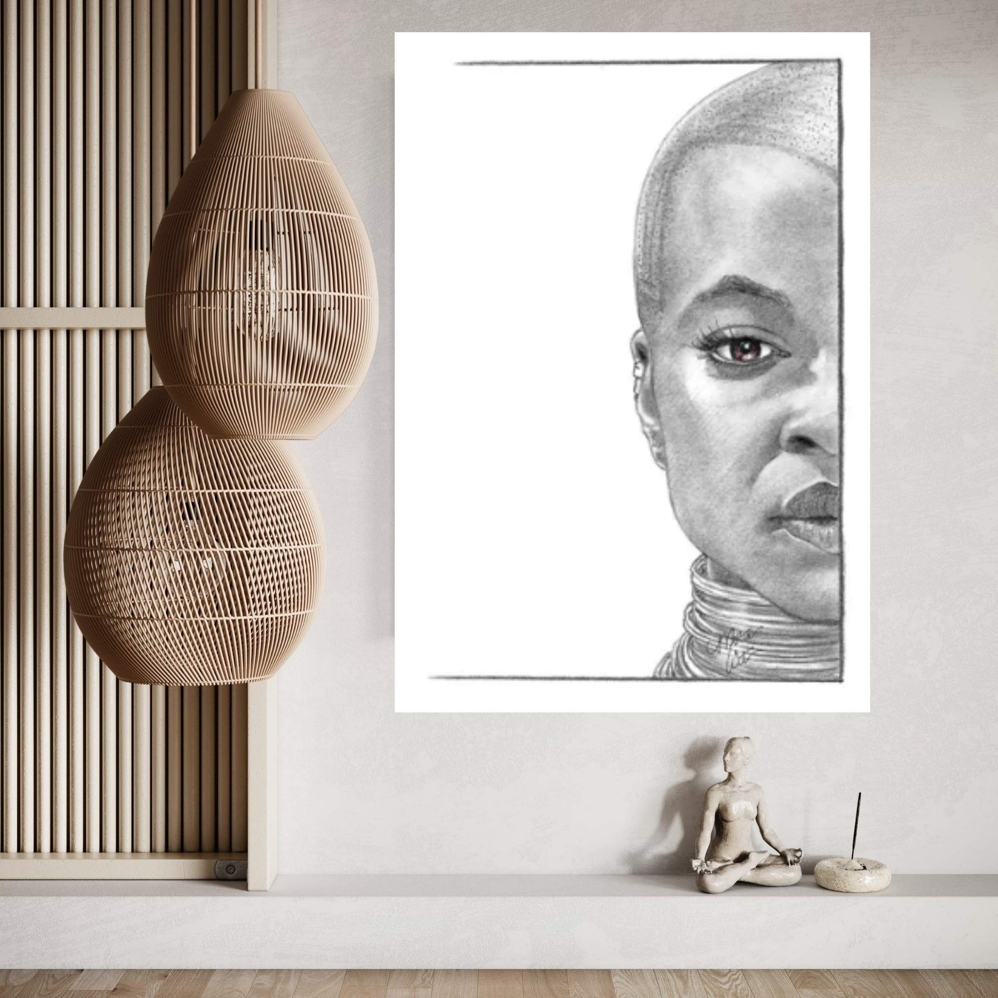 Okoye Canvas Wall Art - Y Canvas