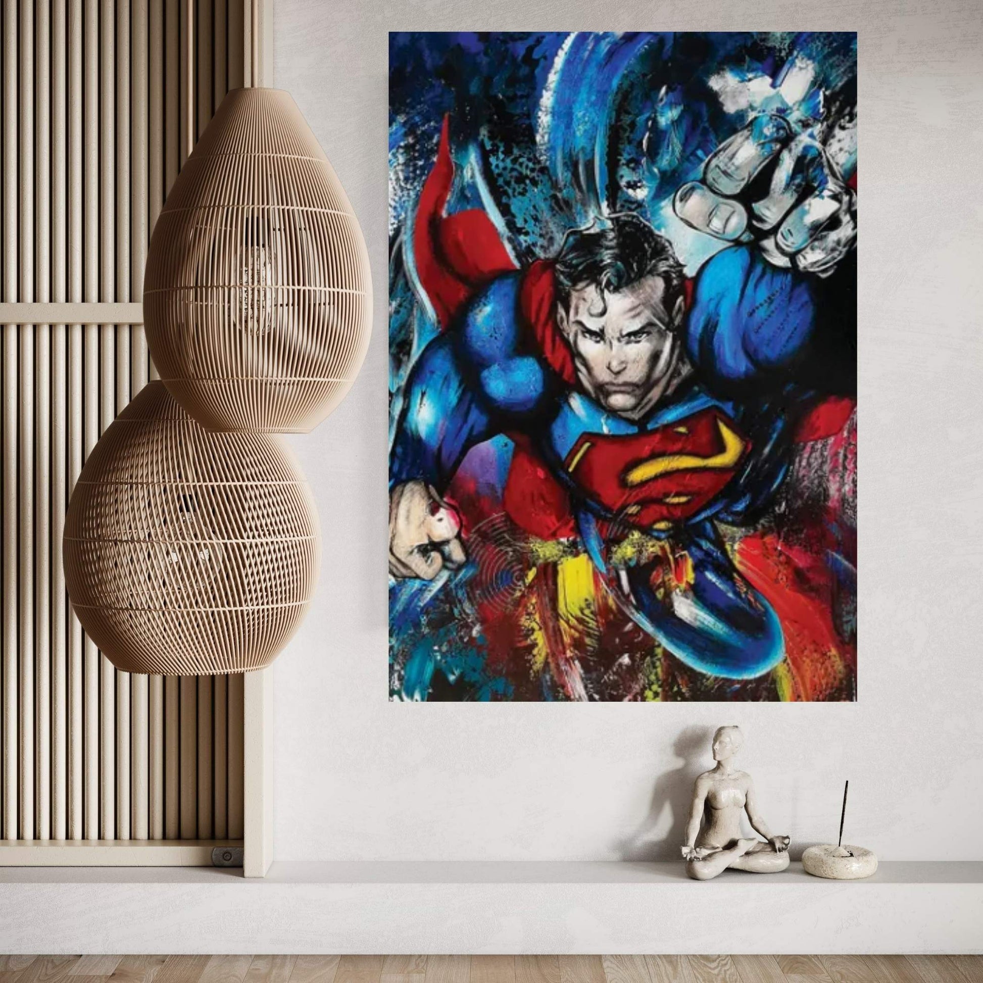 Invincible Superman Canvas Wall Art - Y Canvas