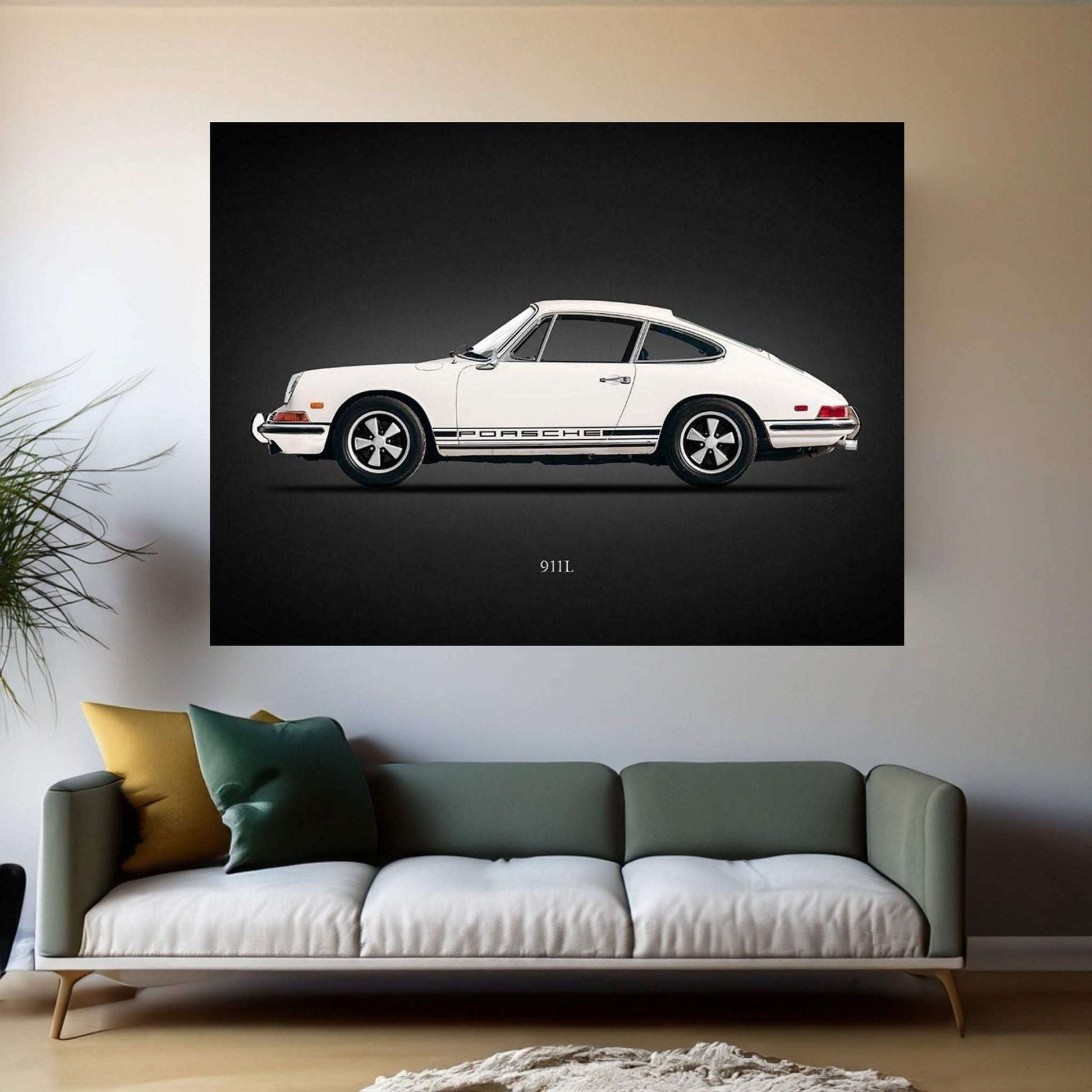 Porsche 911L 1968 Canvas Wall Art - Y Canvas