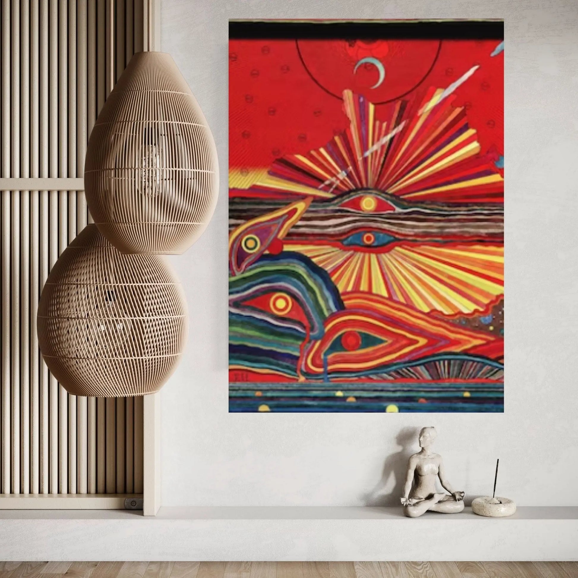 Modern Japanese Modern Art Canvas Wall Art Poster Print - Painting Reproduction Print - Y Canvas