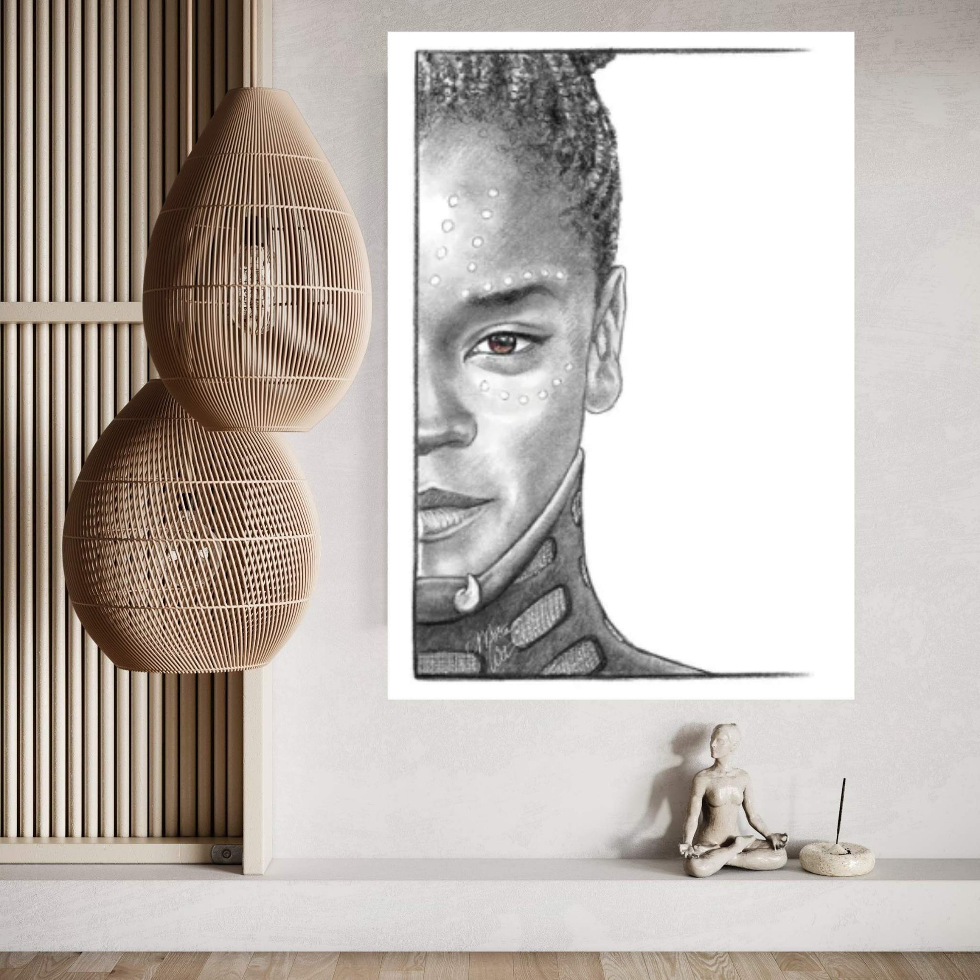 Shuri Canvas Wall Art - Y Canvas