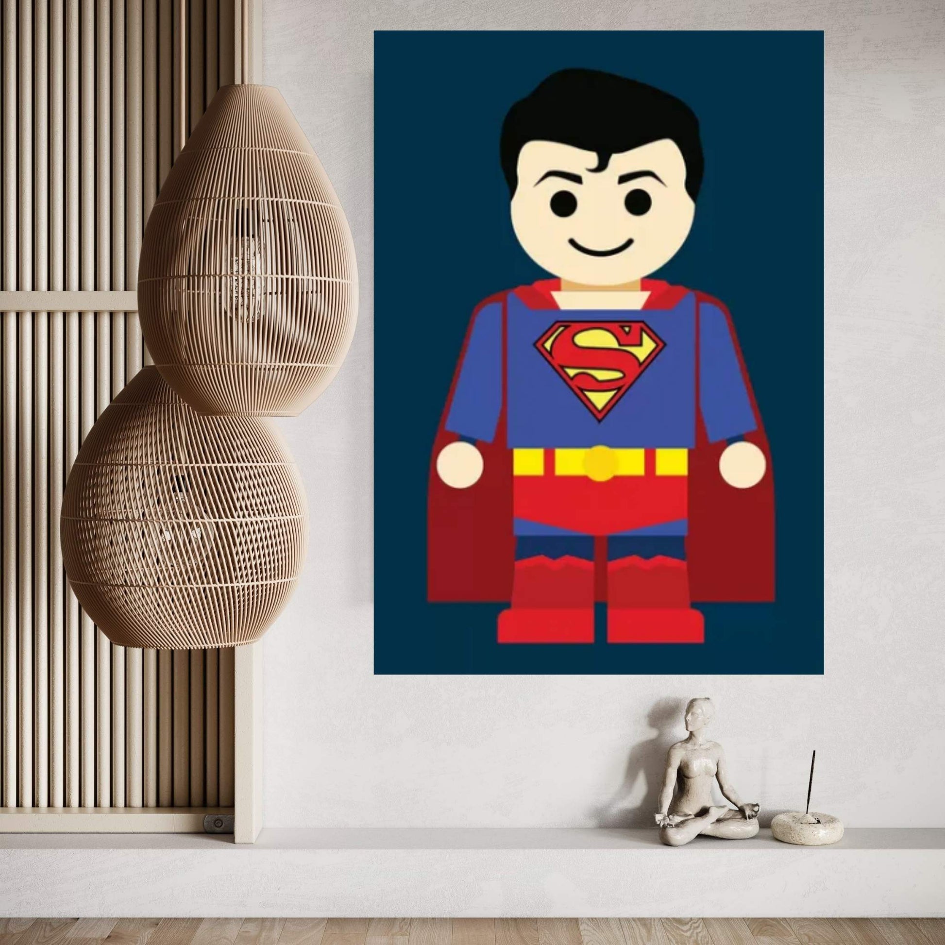 Toy Superman Canvas Wall Art - Y Canvas