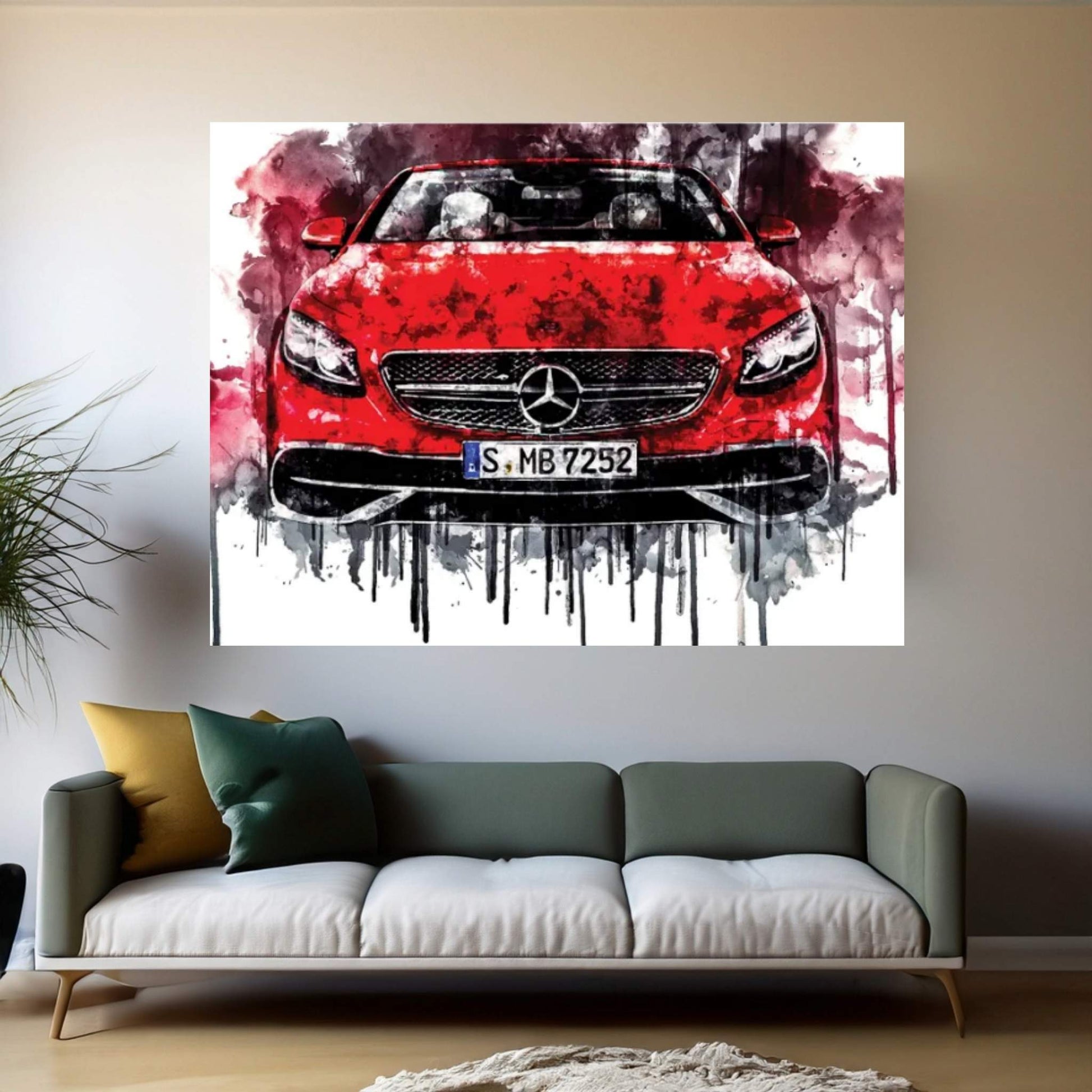 2017 Mercedes Maybach S650 Cabriolet Canvas Wall Art - Y Canvas