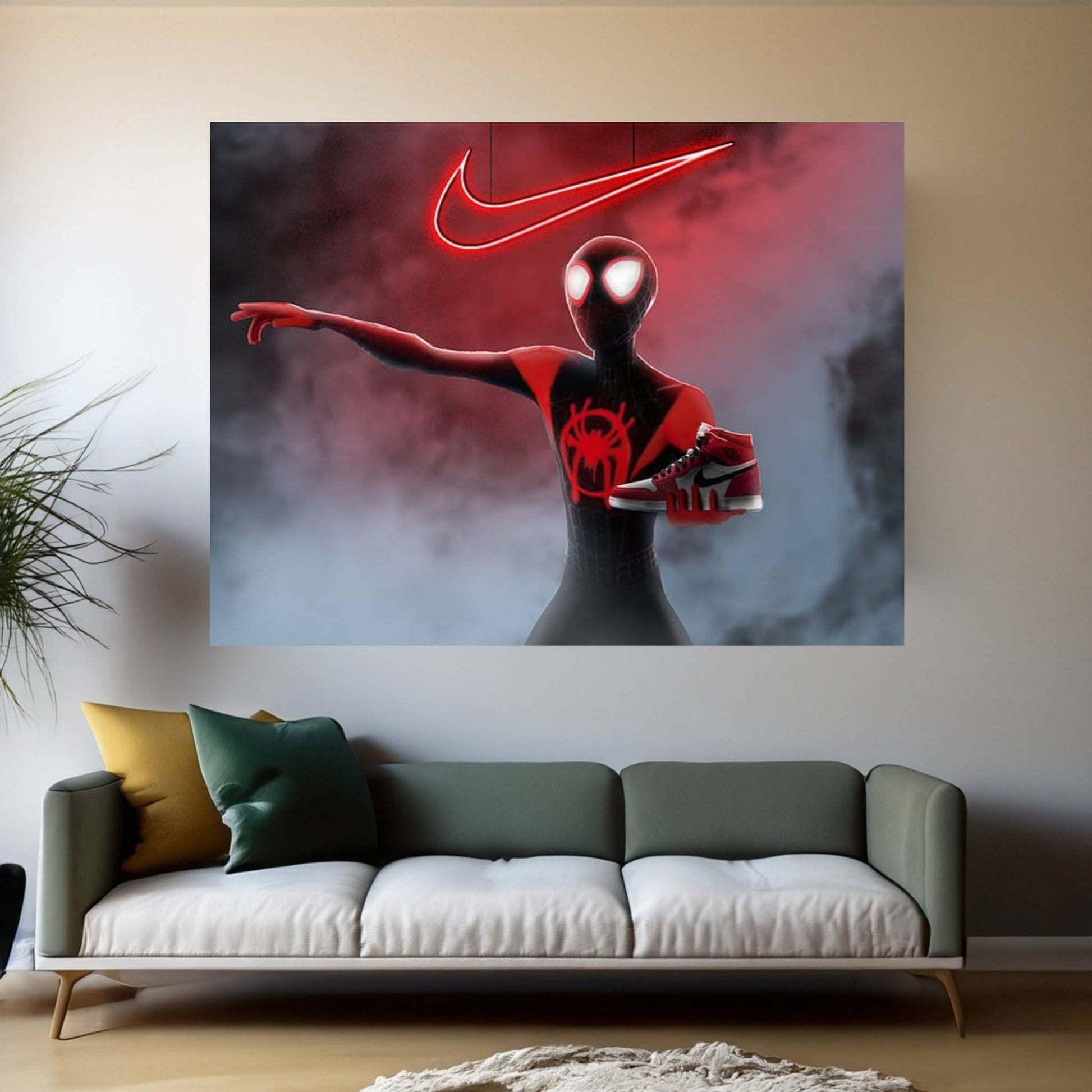 Spiderman Canvas Wall Art - Y Canvas