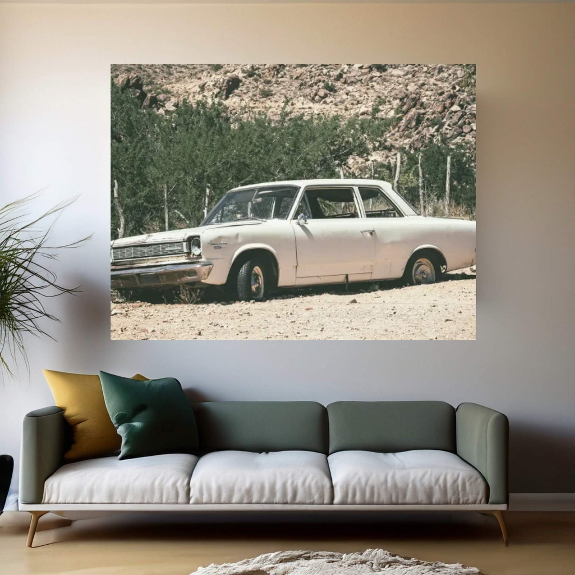 American West - Old Rambler Canvas Wall Art - Y Canvas