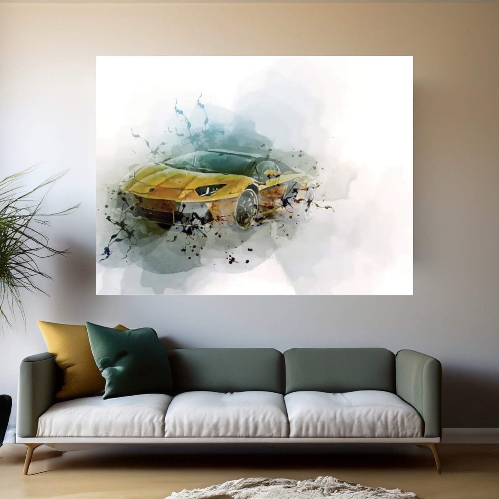 Lamborghini Aventador Sv Hypercars 2020 Cars Canvas Wall Art - Y Canvas