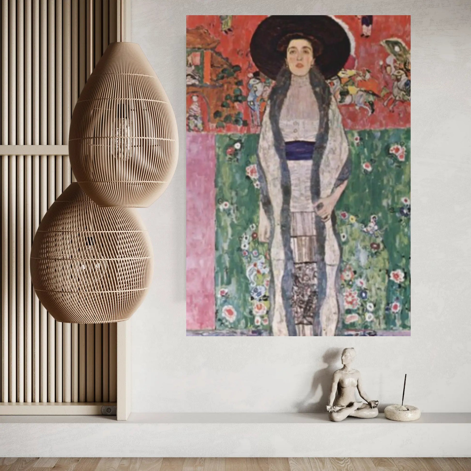 GUSTAV KLIMT Adele Bloch-Bauer II Painting Poster Print, Retro Wall Art Premium Exhibition,Wall Tapestry - Y Canvas