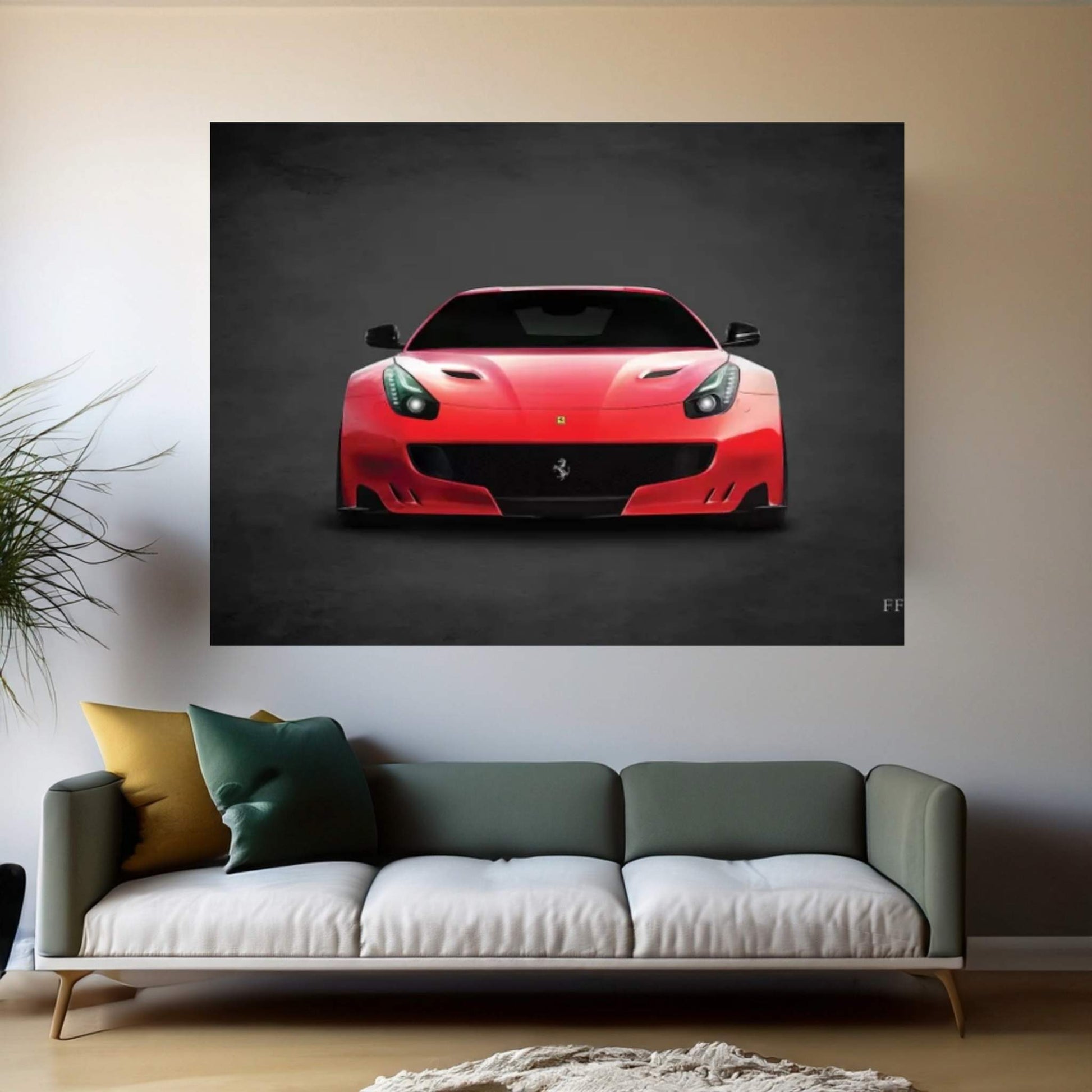 Ferrari FF Canvas Wall Art - Y Canvas