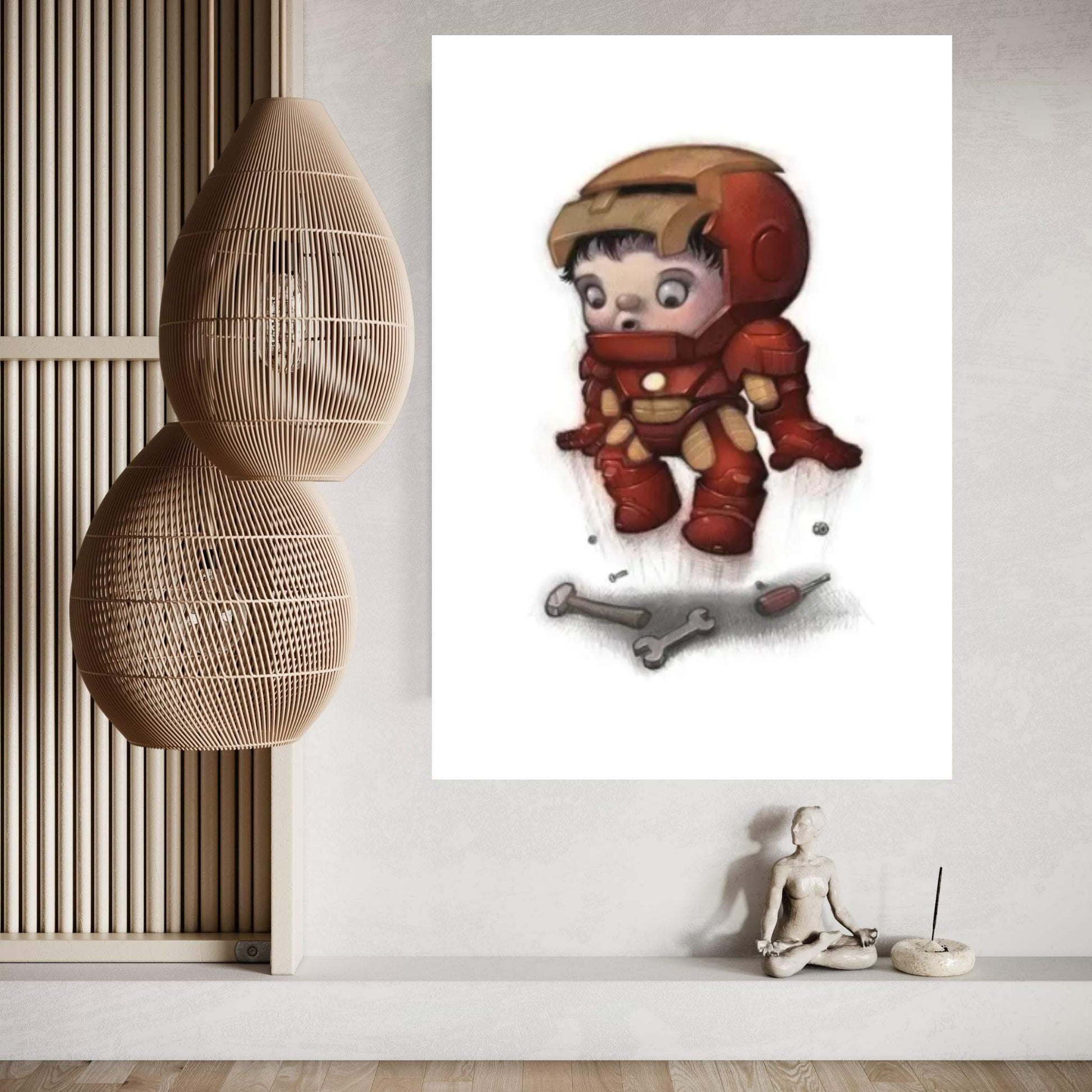 Baby Ironman Canvas Wall Art - Y Canvas