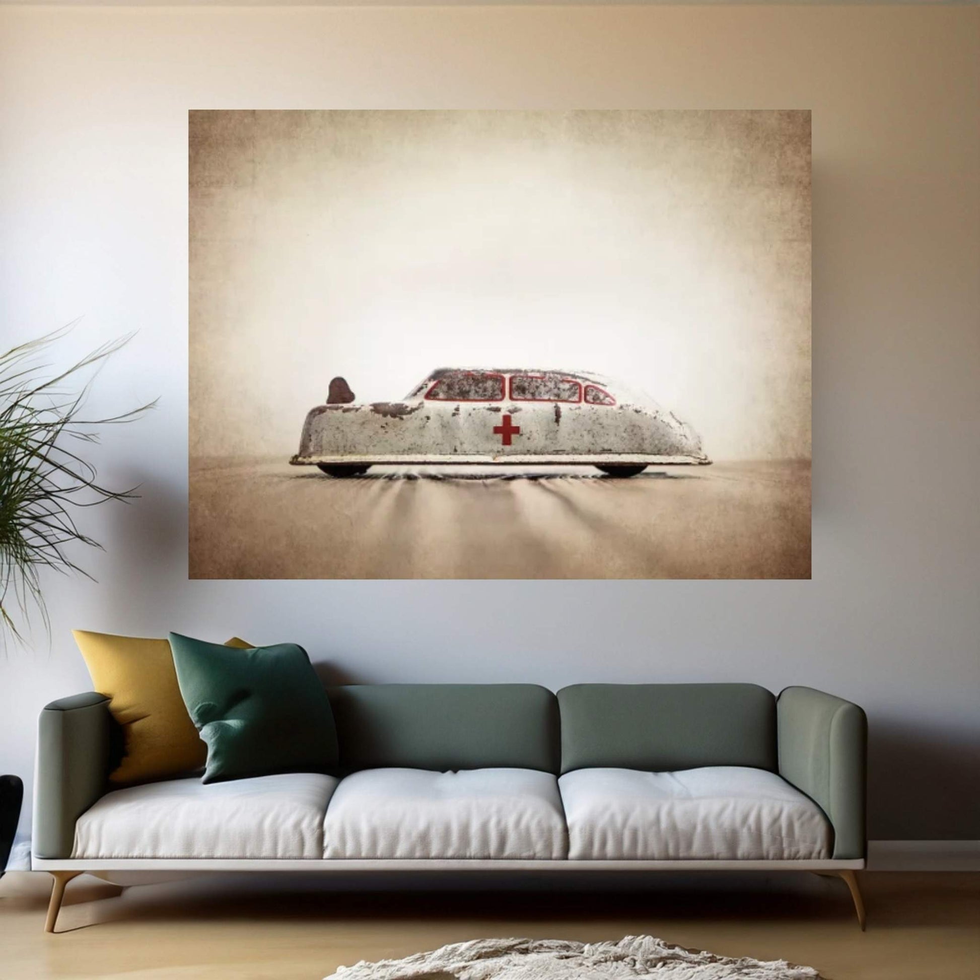 ARGO Ambulance Canvas Wall Art - Y Canvas