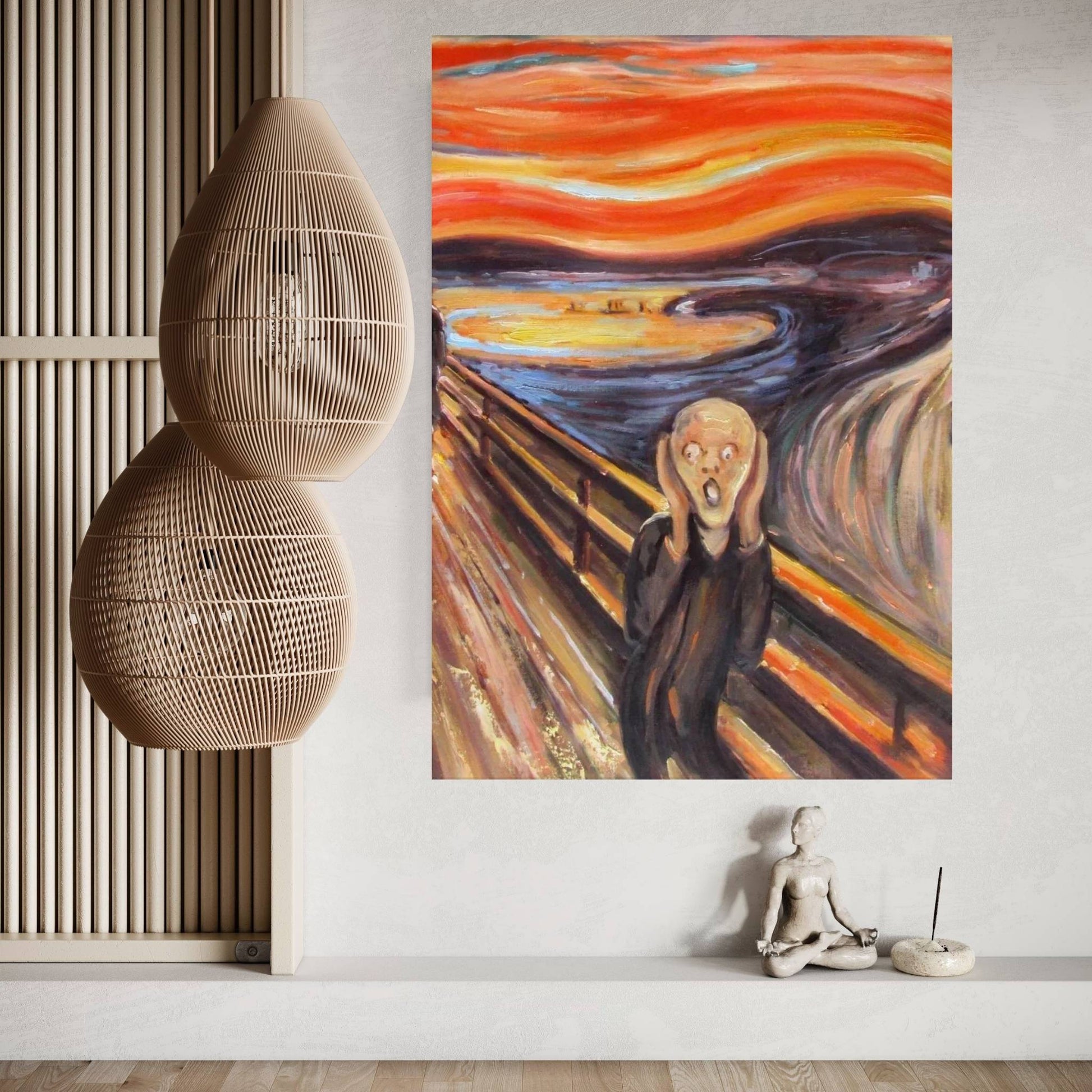 The Scream Canvas Wall Art - Y Canvas