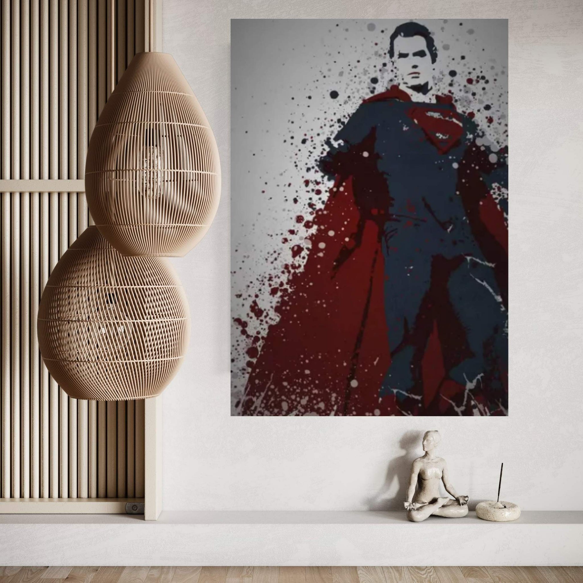 Man Of Steel Canvas Wall Art - Y Canvas