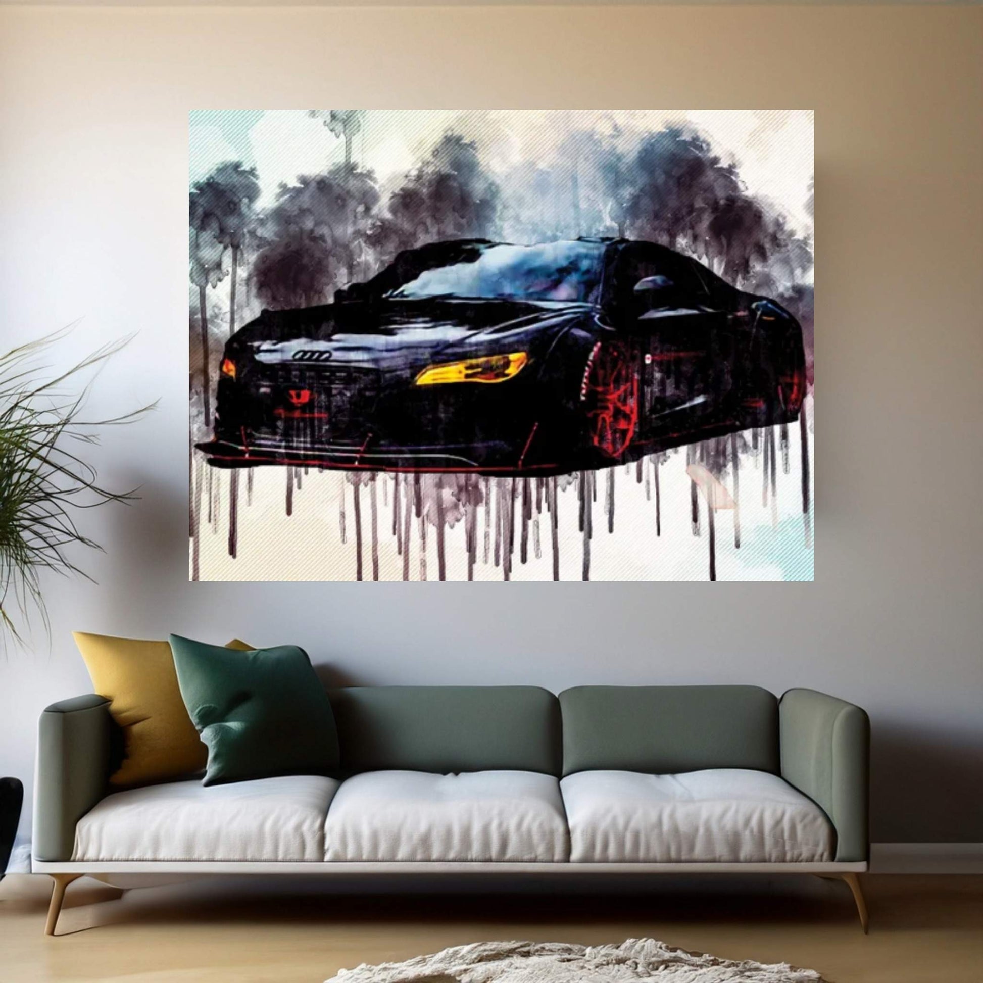 2019 Audi R8 LB Performance Canvas Wall Art - Y Canvas