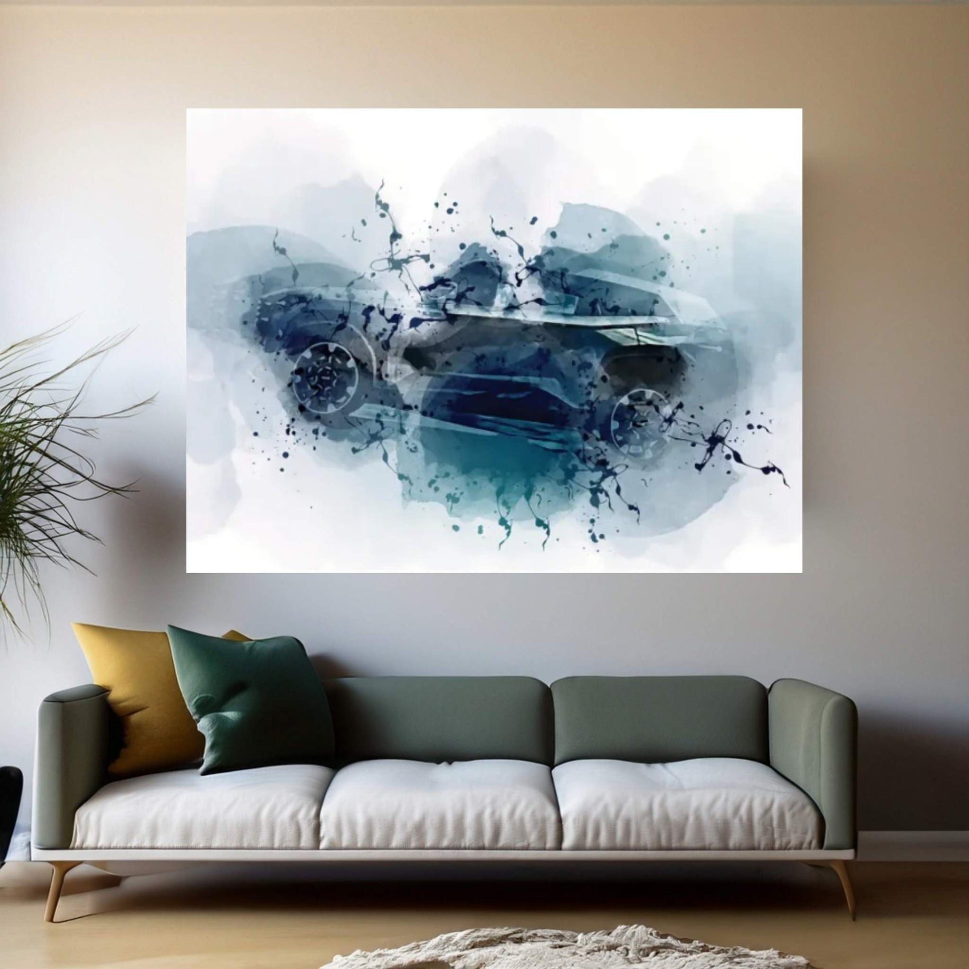 2021 BMW Xm Concept Side Exterior Plug-In Hybrid Luxury Suv Canvas Wall Art - Y Canvas